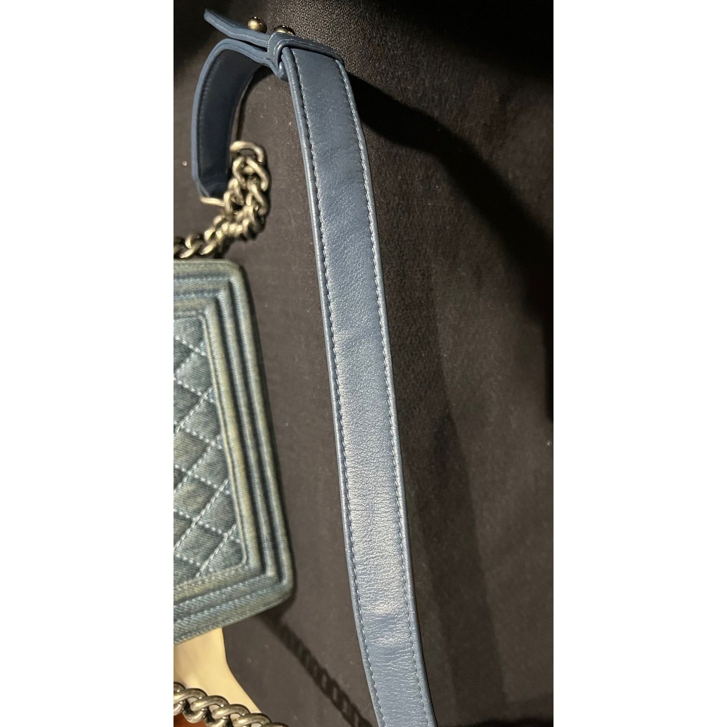 
                  
                    Chanel Denim Quilted Small Blue Boy Flap
                  
                
