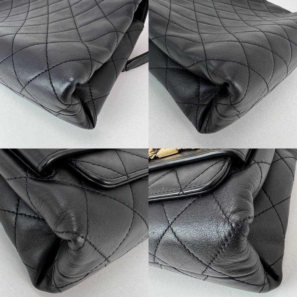 
                  
                    Chanel Calfskin Quilted Enchained Black Flap Shoulder Bag
                  
                