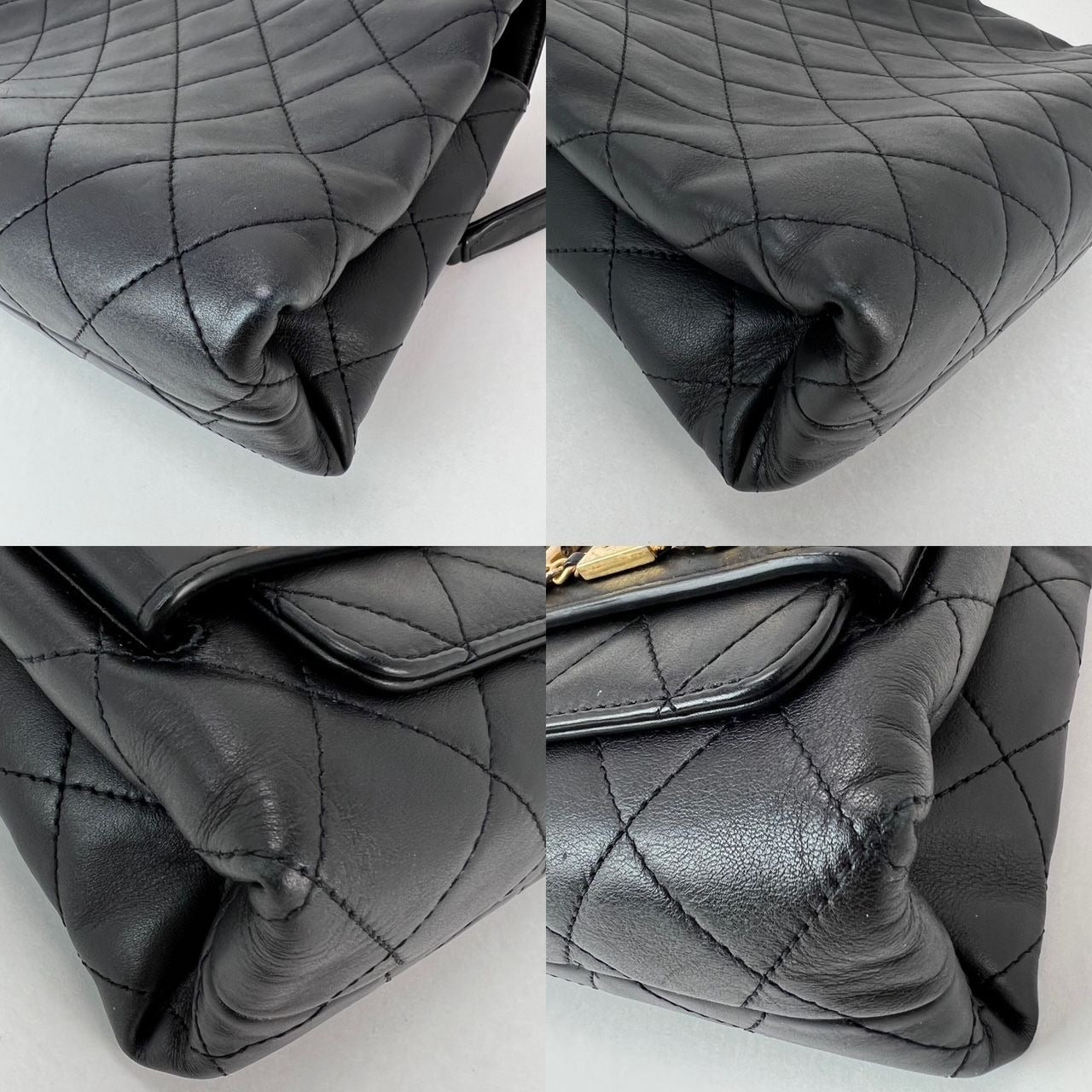 
                  
                    Chanel Calfskin Quilted Enchained Black Flap Shoulder Bag
                  
                