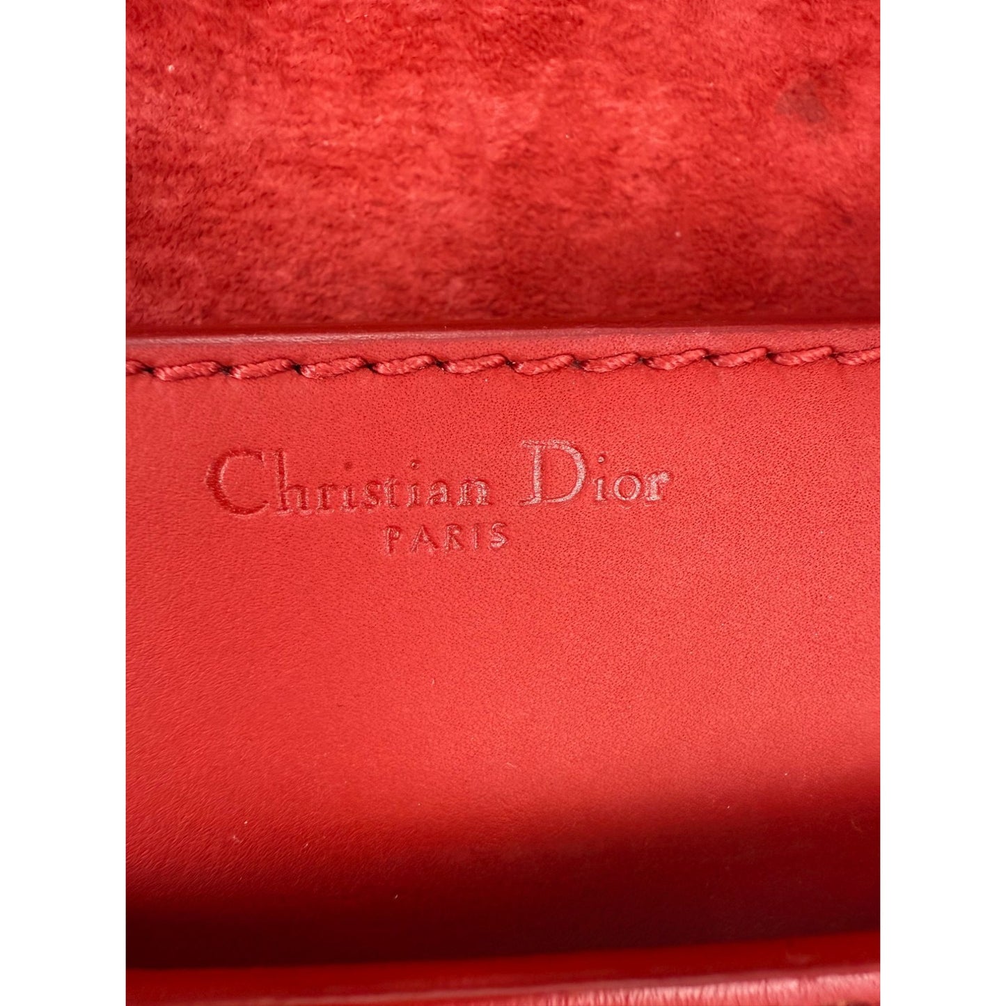 
                  
                    Christian Dior Ultra Matte Calfskin Mini J'Adior Red Flap Bag Clutch
                  
                