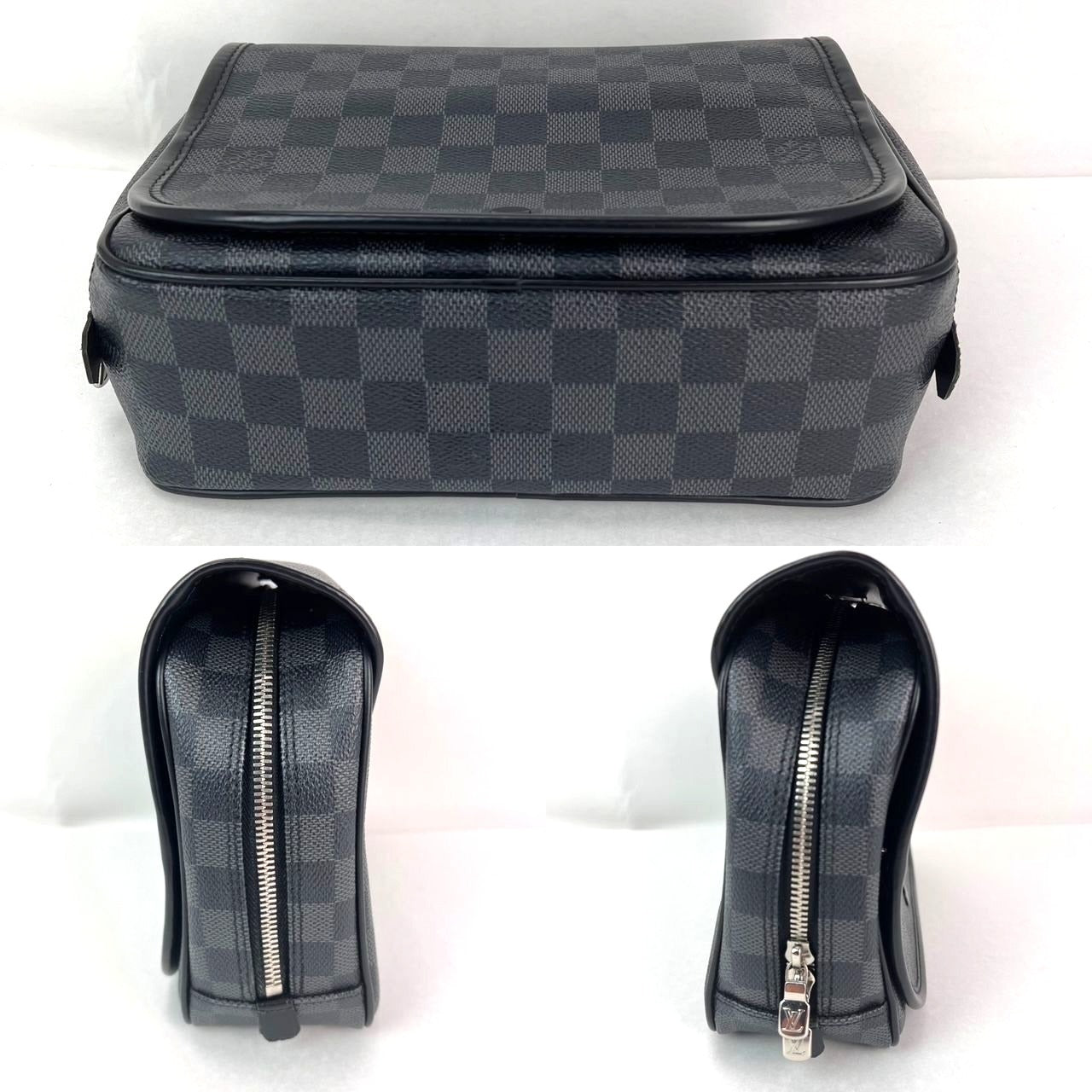 
                  
                    Louis Vuitton Damier Graphite Hanging Toiletry Kit Pouch
                  
                