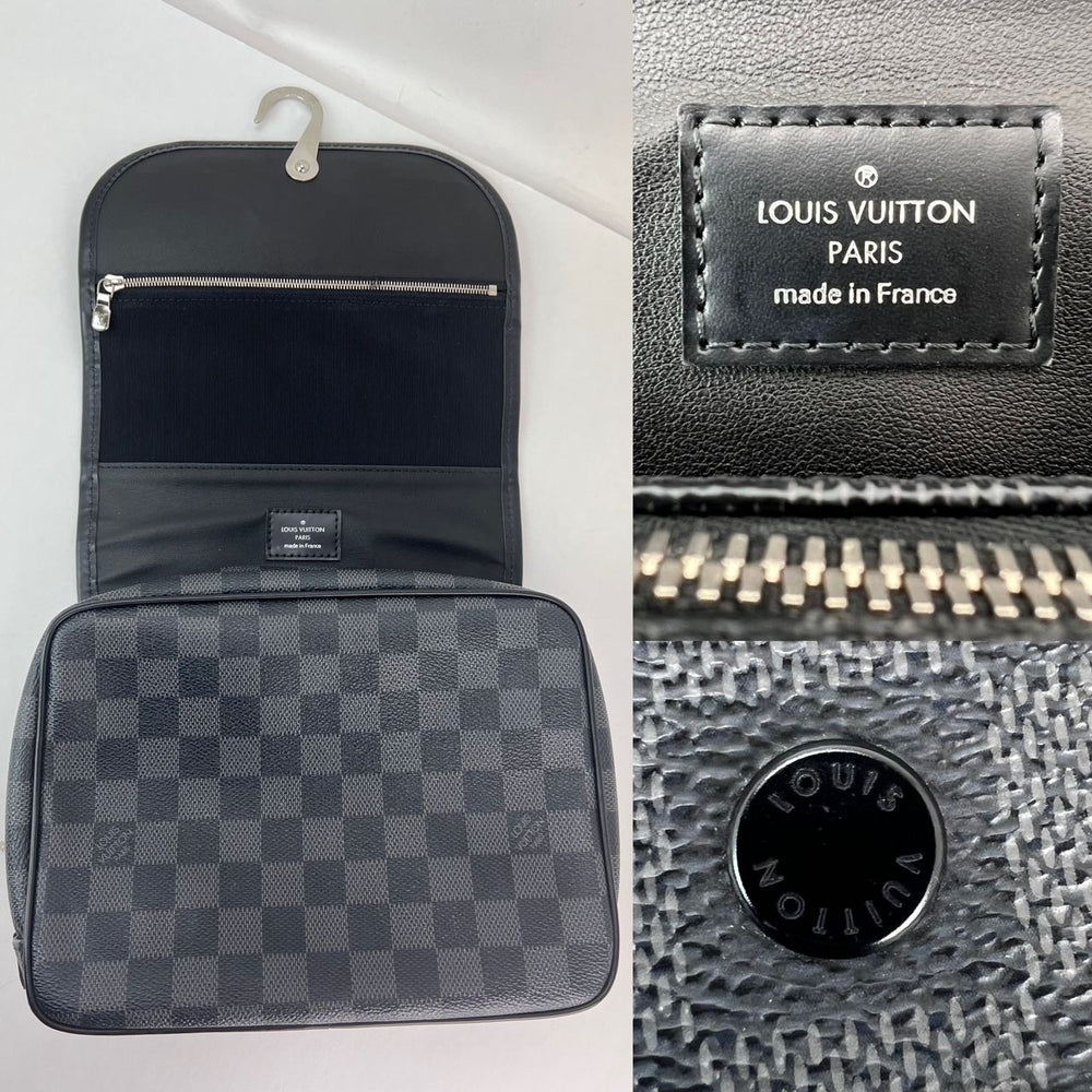
                  
                    Louis Vuitton Damier Graphite Hanging Toiletry Kit Pouch
                  
                