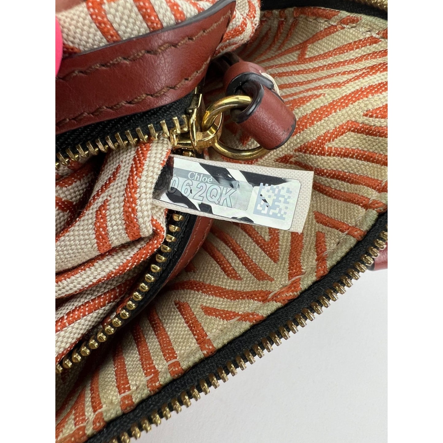 
                  
                    Chloe Calfskin Small Daria Sepla Brown Satchel Bag
                  
                