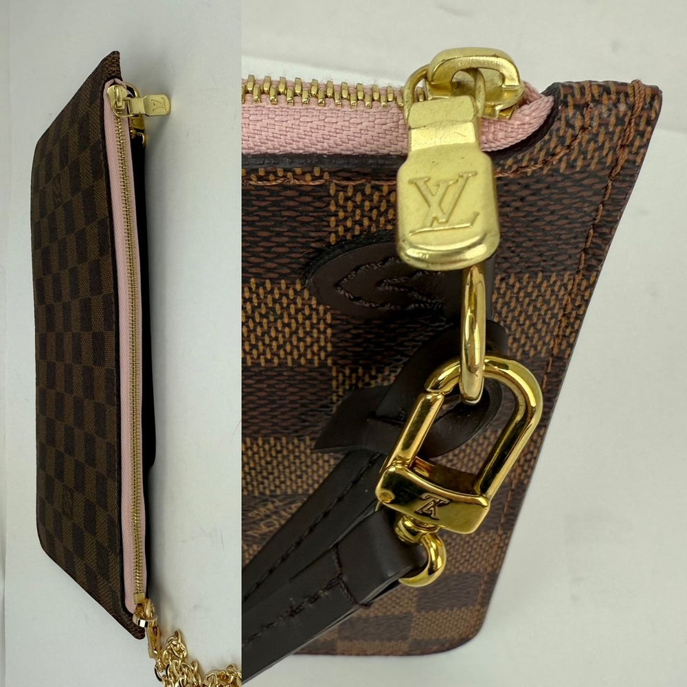 
                  
                    Louis Vuitton Pochette Damier Ebene from Neverfull Clutch Crossbody Bag
                  
                