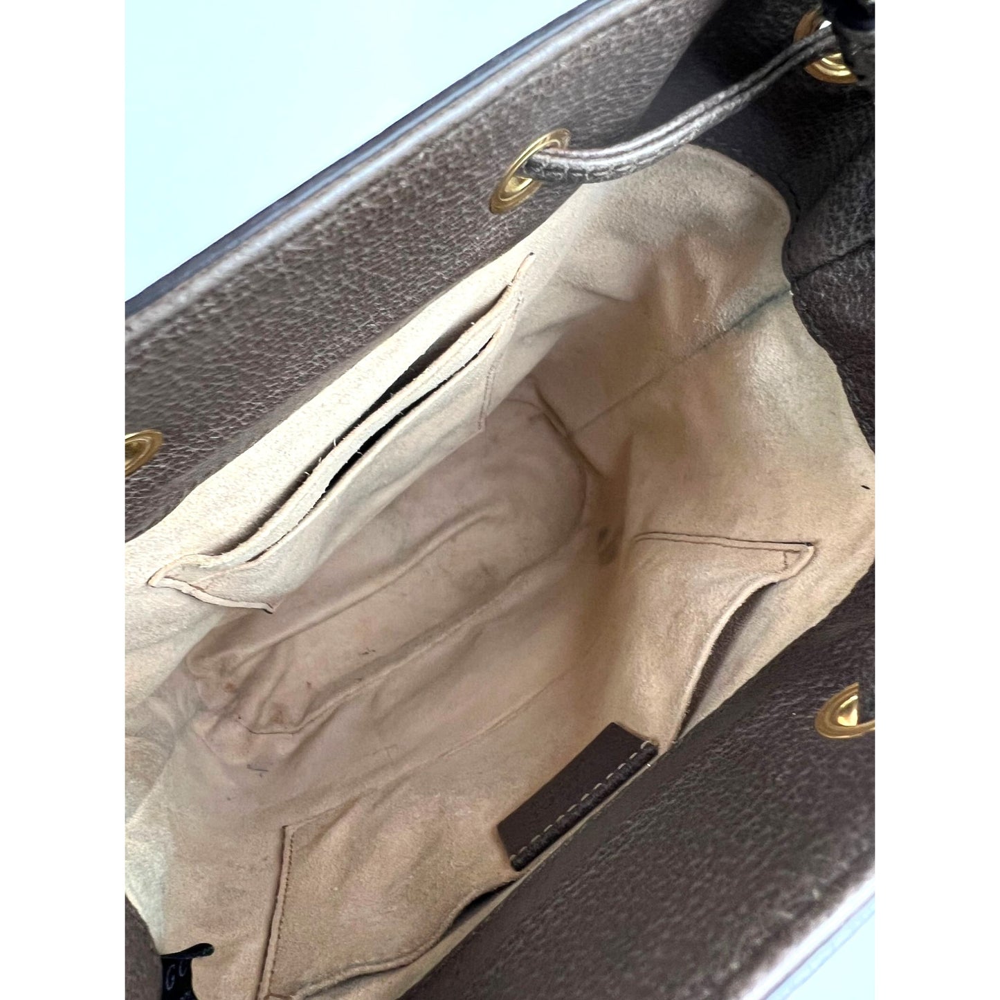 
                  
                    Gucci GG Supreme Ophidia Web Small Brown Bucket Bag
                  
                