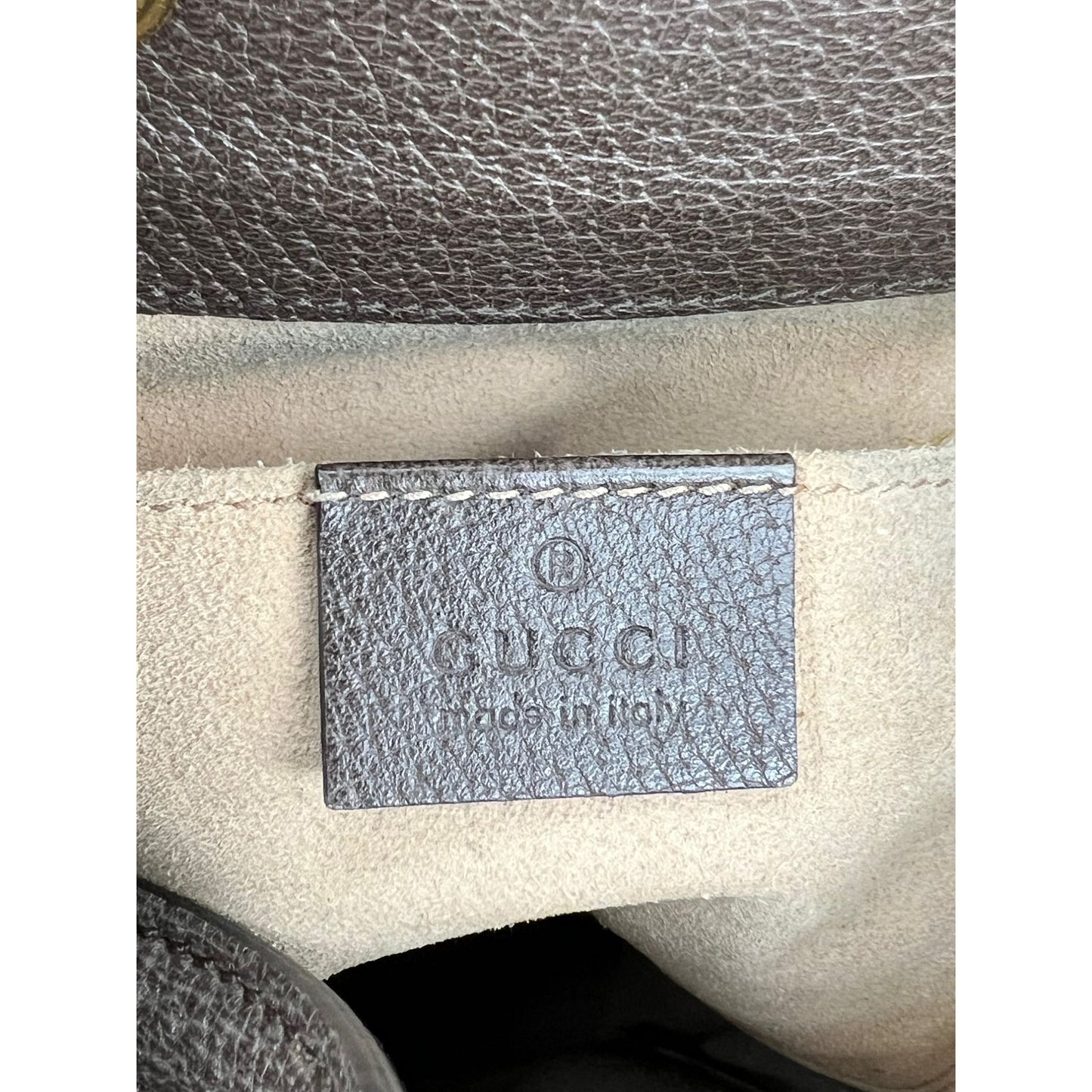 
                  
                    Gucci GG Supreme Ophidia Web Small Brown Bucket Bag
                  
                