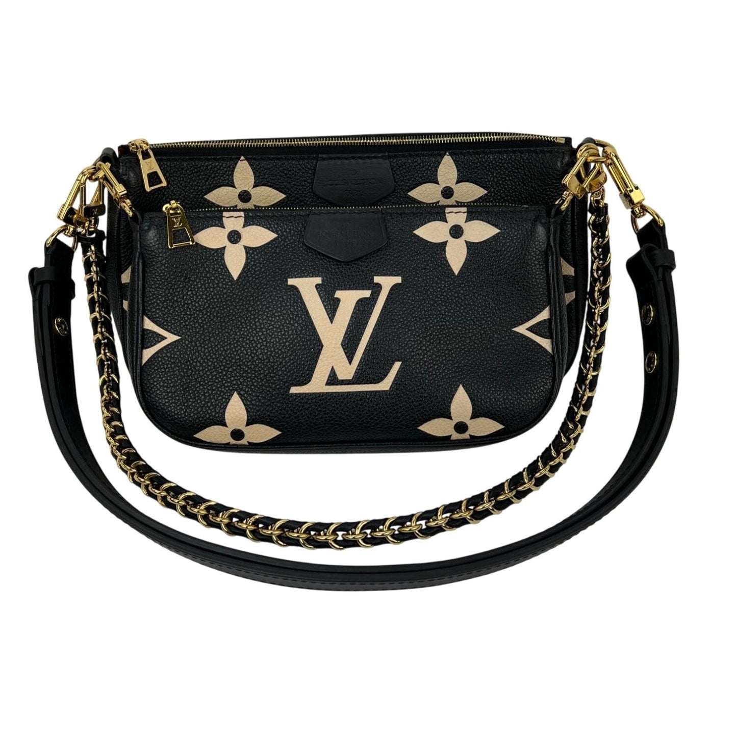 
                  
                    Louis Vuitton Multi Pochette Empriente Bicolor Black Shoulder Bag
                  
                