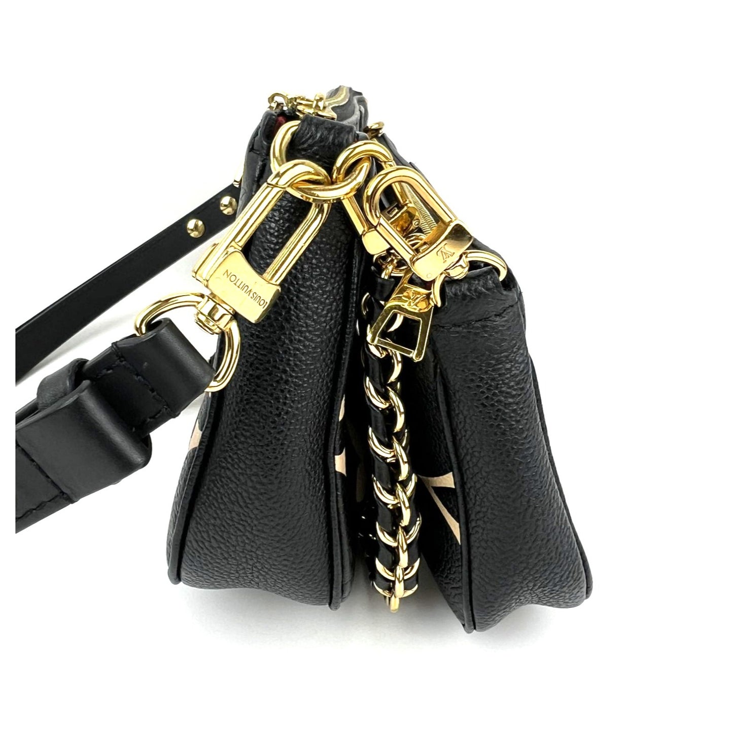 
                  
                    Louis Vuitton Multi Pochette Empriente Bicolor Black Shoulder Bag
                  
                