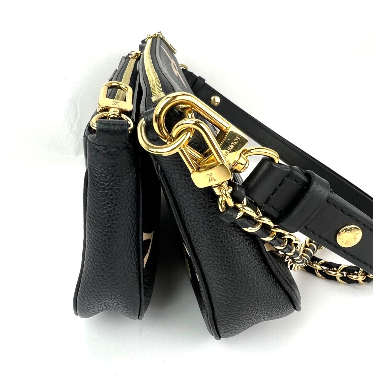 
                  
                    Louis Vuitton Multi Pochette Empriente Bicolor Black Shoulder Bag
                  
                