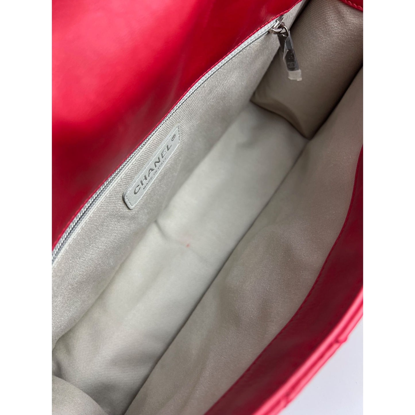 
                  
                    Chanel Calfskin CC Crave Reissue Crown Jumbo Flap Light Red Bag
                  
                