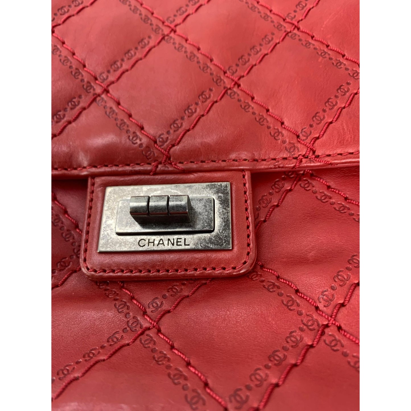 
                  
                    Chanel Calfskin CC Crave Reissue Crown Jumbo Flap Light Red Bag
                  
                