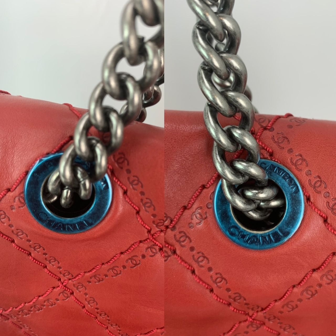 
                  
                    Chanel Calfskin CC Crave Reissue Crown Jumbo Flap Light Red Bag
                  
                