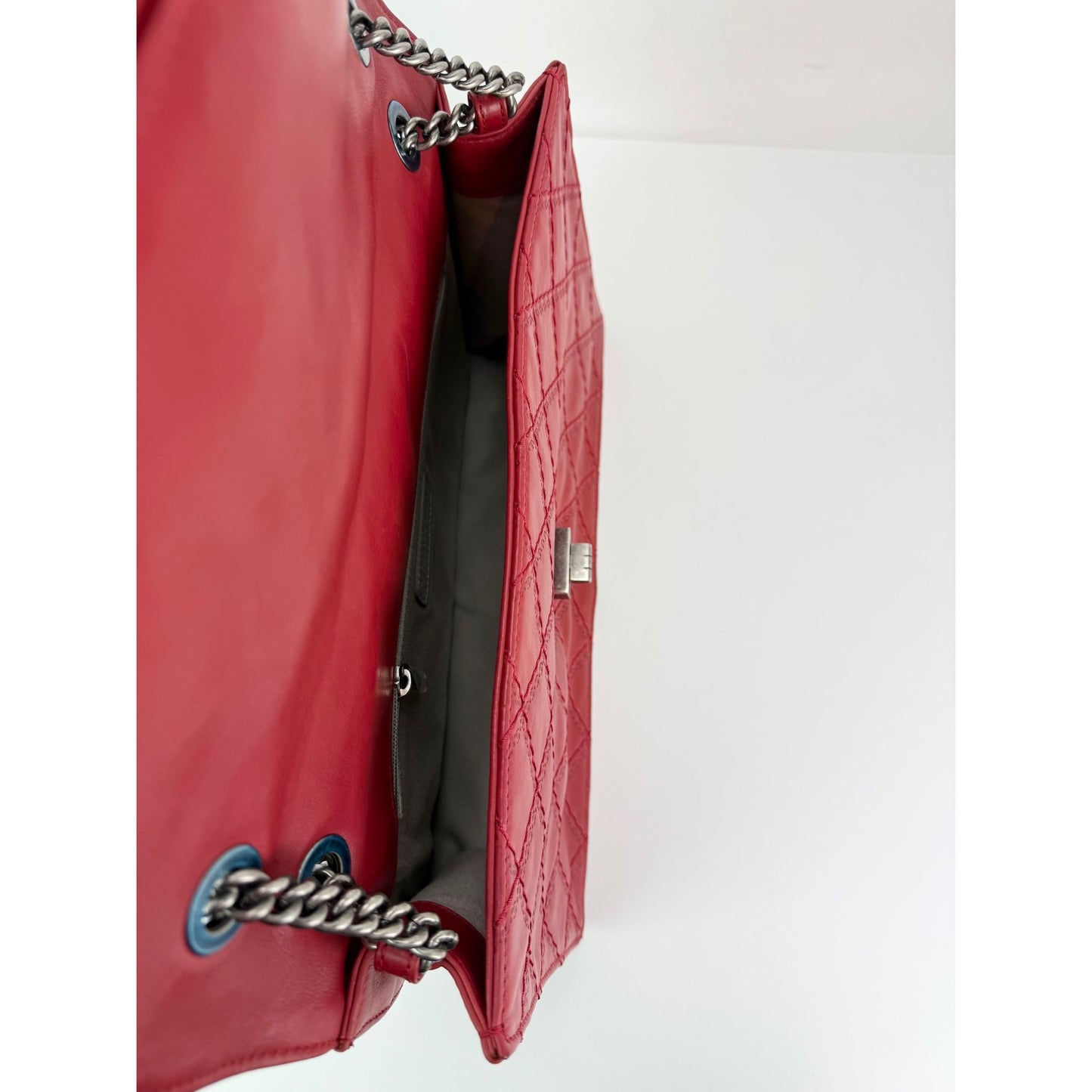 
                  
                    Chanel Calfskin CC Crave Reissue Crown Jumbo Flap Light Red Bag
                  
                