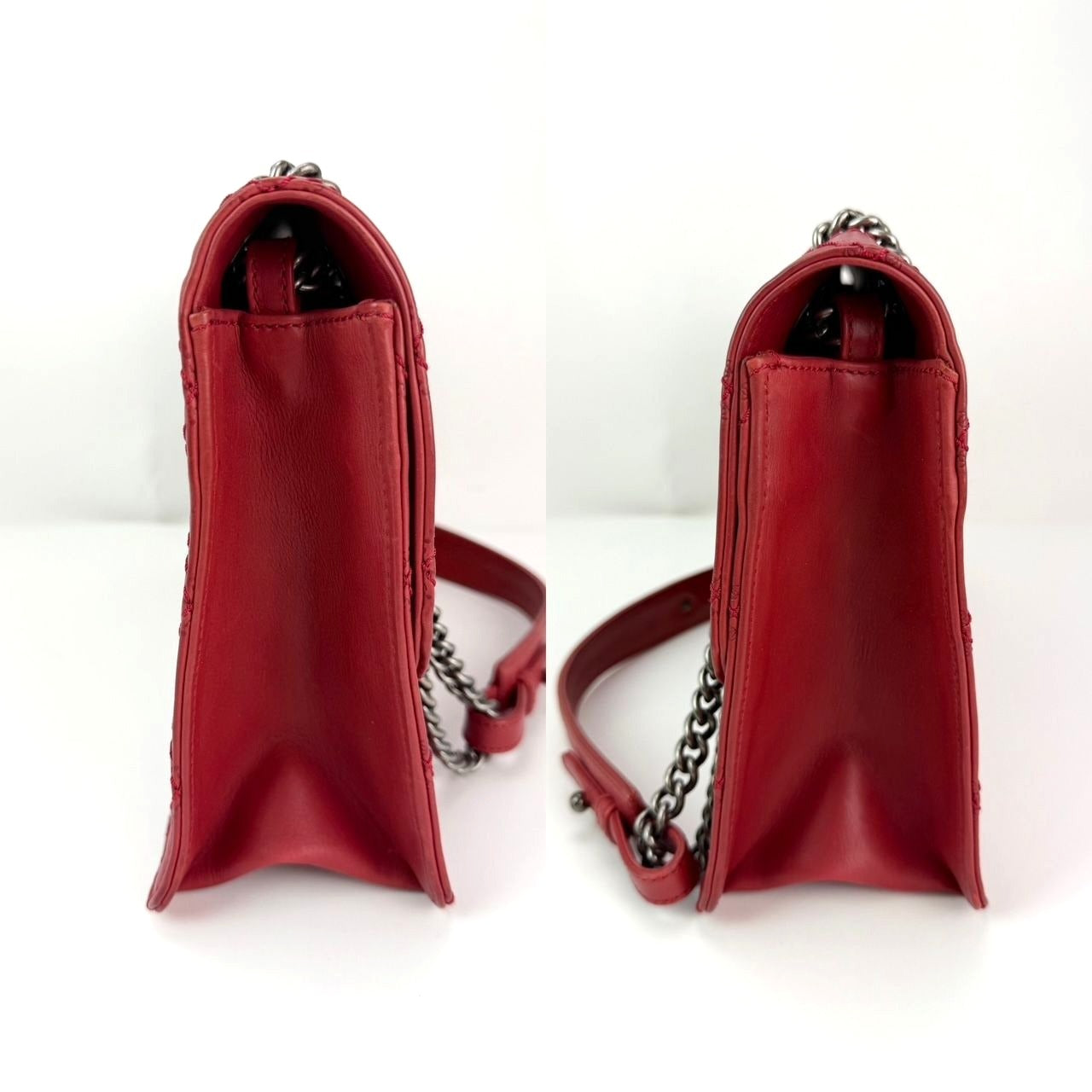 
                  
                    Chanel Calfskin CC Crave Reissue Crown Jumbo Flap Light Red Bag
                  
                