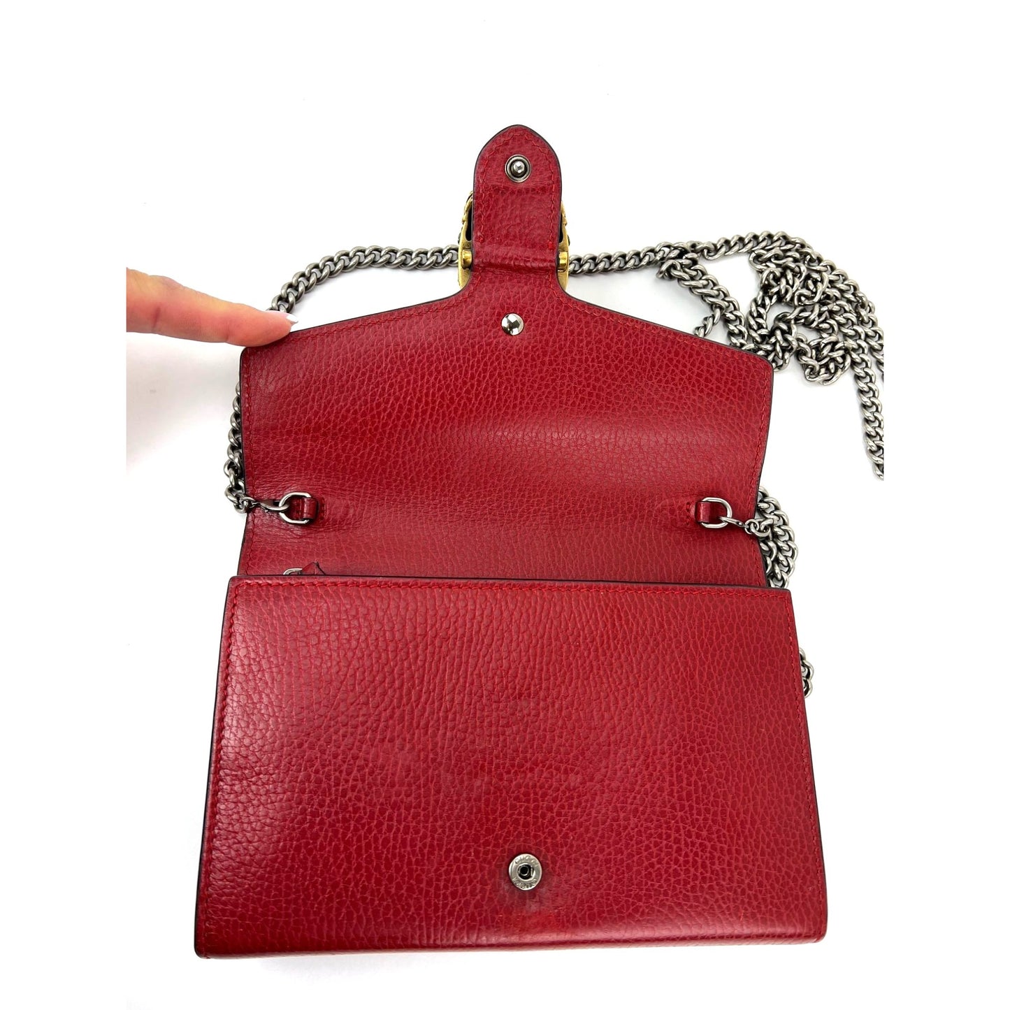 
                  
                    Gucci Dionysus Mini Bag Chain Wallet Hibiscus Red Crossbody Bag Clutch
                  
                