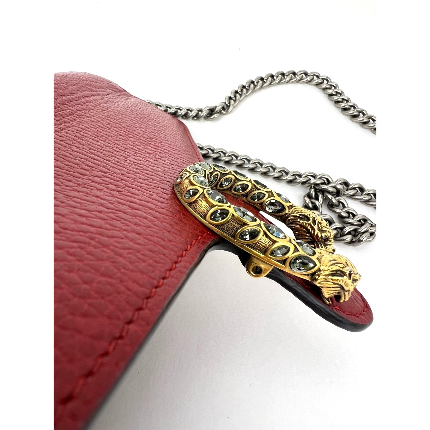 
                  
                    Gucci Dionysus Mini Bag Chain Wallet Hibiscus Red Crossbody Bag Clutch
                  
                