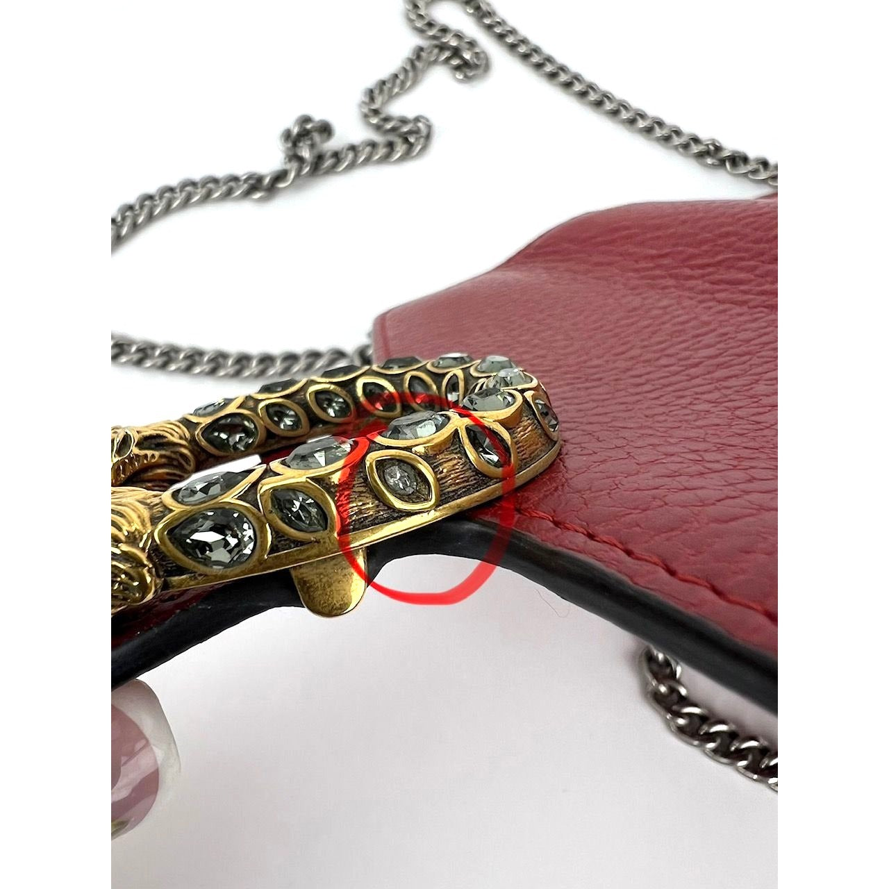
                  
                    Gucci Dionysus Mini Bag Chain Wallet Hibiscus Red Crossbody Bag Clutch
                  
                