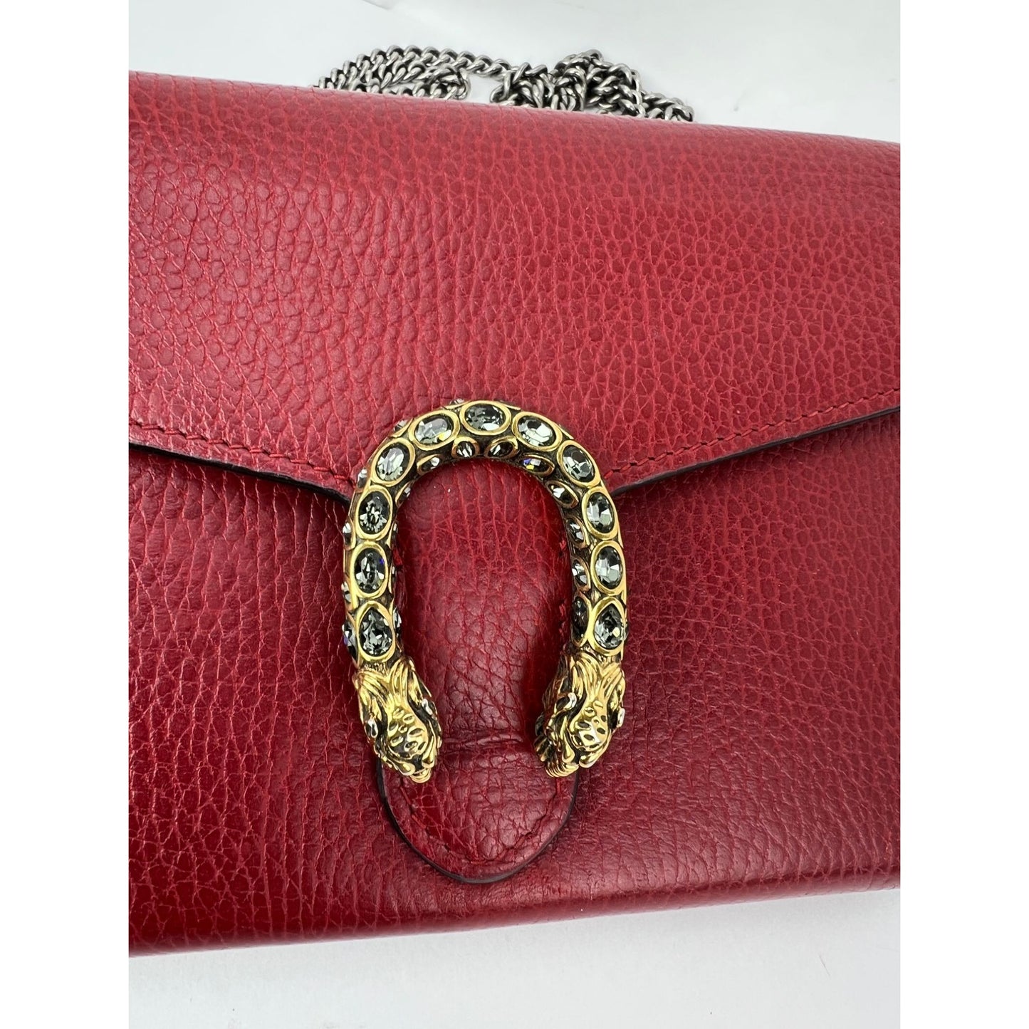 
                  
                    Gucci Dionysus Mini Bag Chain Wallet Hibiscus Red Crossbody Bag Clutch
                  
                