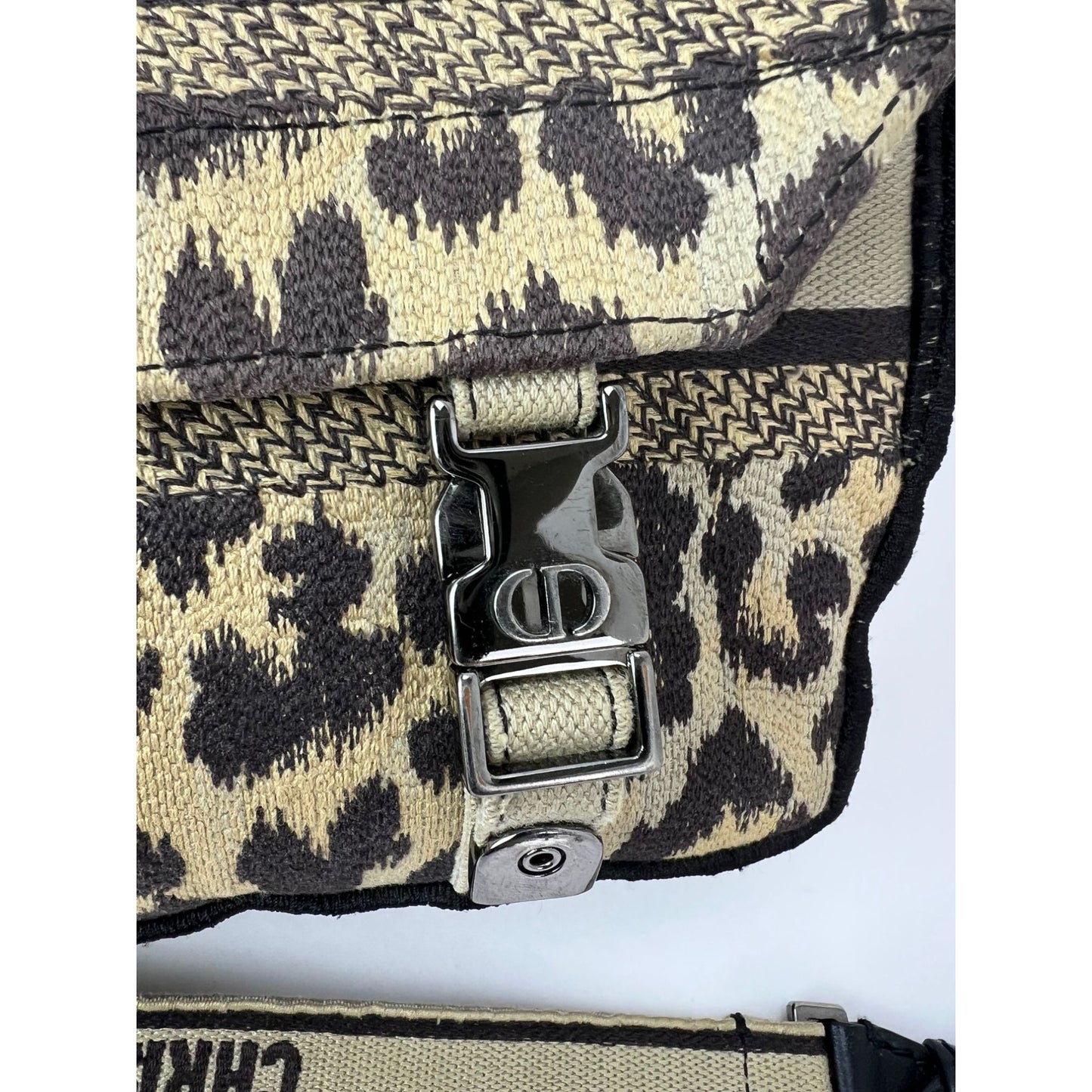 
                  
                    Christian Dior Small Diorcamp Leopard Messenger Shoulder Bag
                  
                