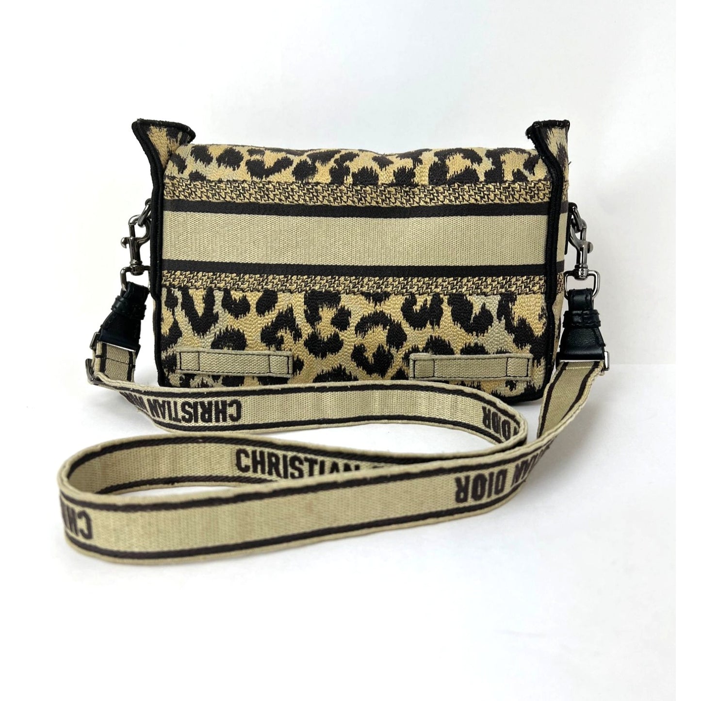 
                  
                    Christian Dior Small Diorcamp Leopard Messenger Shoulder Bag
                  
                