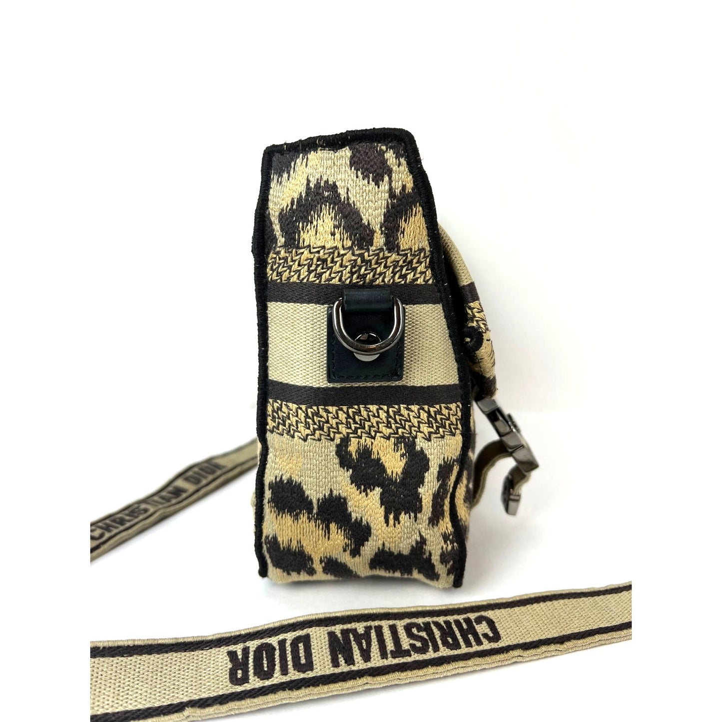 
                  
                    Christian Dior Small Diorcamp Leopard Messenger Shoulder Bag
                  
                