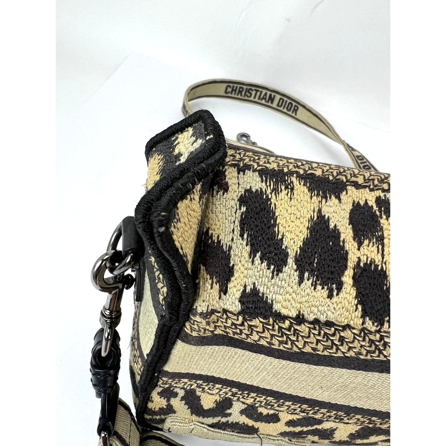 
                  
                    Christian Dior Small Diorcamp Leopard Messenger Shoulder Bag
                  
                