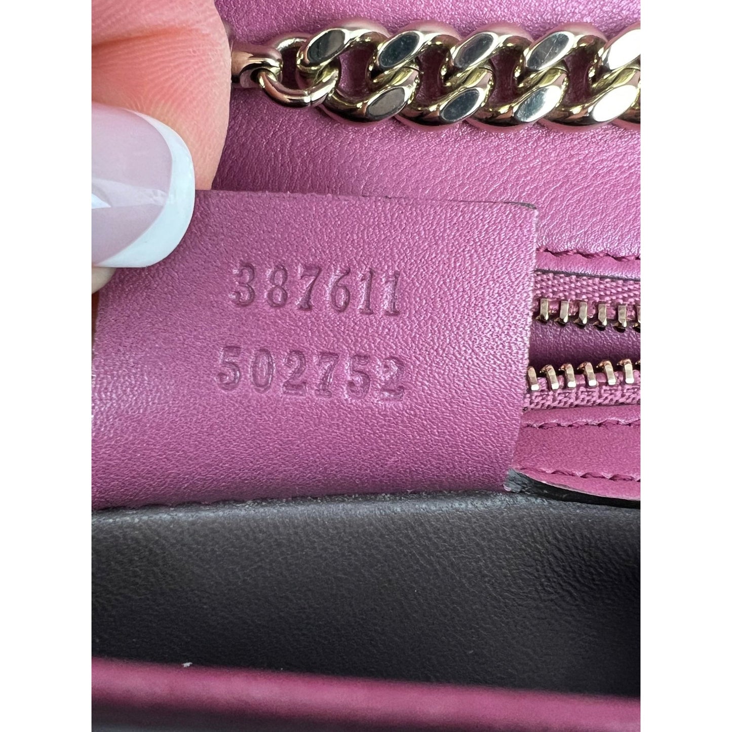 
                  
                    Gucci Miss Bamboo Tassel Chain Beige Brown Pink Python Shoulder Bag
                  
                