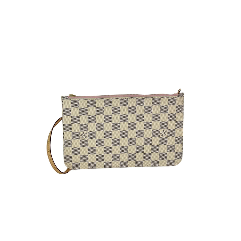 Louis Vuitton Pochette Damier Azur from a Neverfull Wristlet Clutch Bag