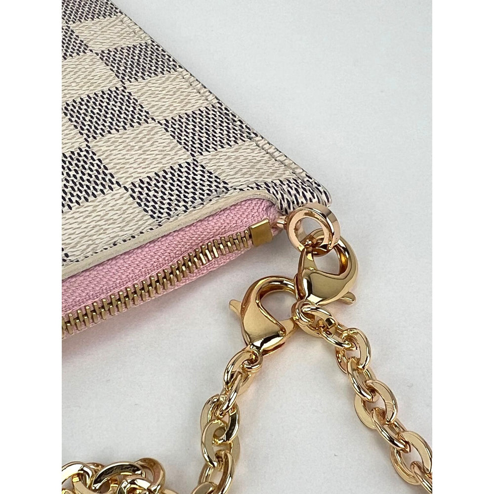 
                  
                    Louis Vuitton Pochette Damier Azur from a Neverfull Wristlet Clutch Bag
                  
                