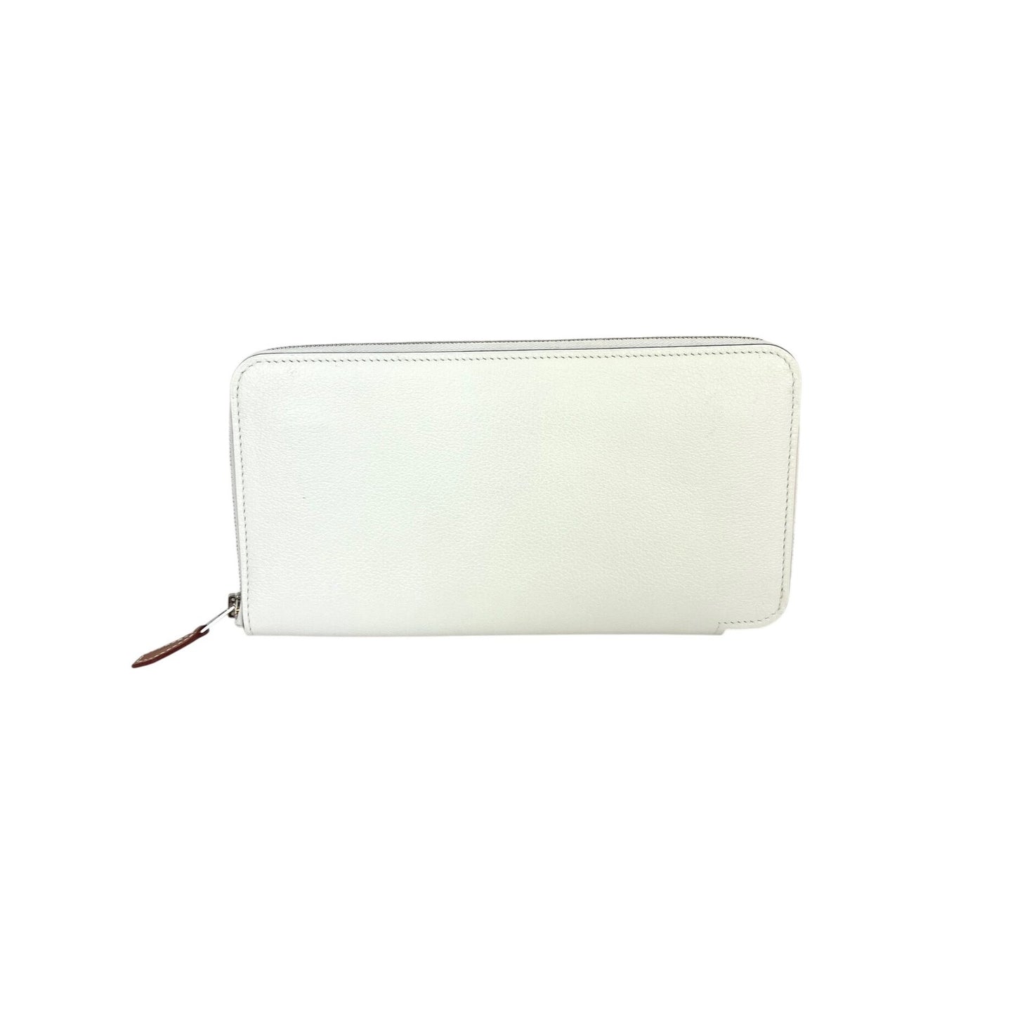 
                  
                    Hermes Evercolor Silk'In Classique Long White Wallet
                  
                