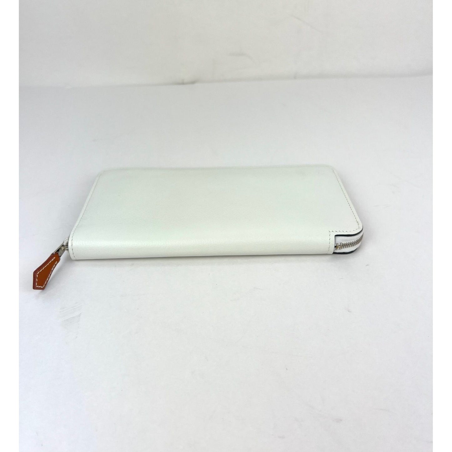 
                  
                    Hermes Evercolor Silk'In Classique Long White Wallet
                  
                