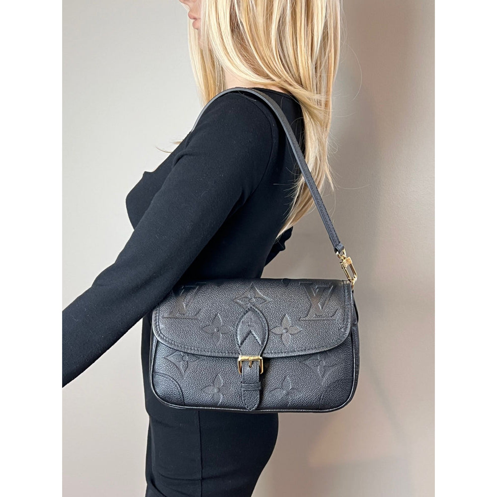 
                  
                    Louis Vuitton Diane Giant Monogram Empreinte Black Shoulder Bag
                  
                