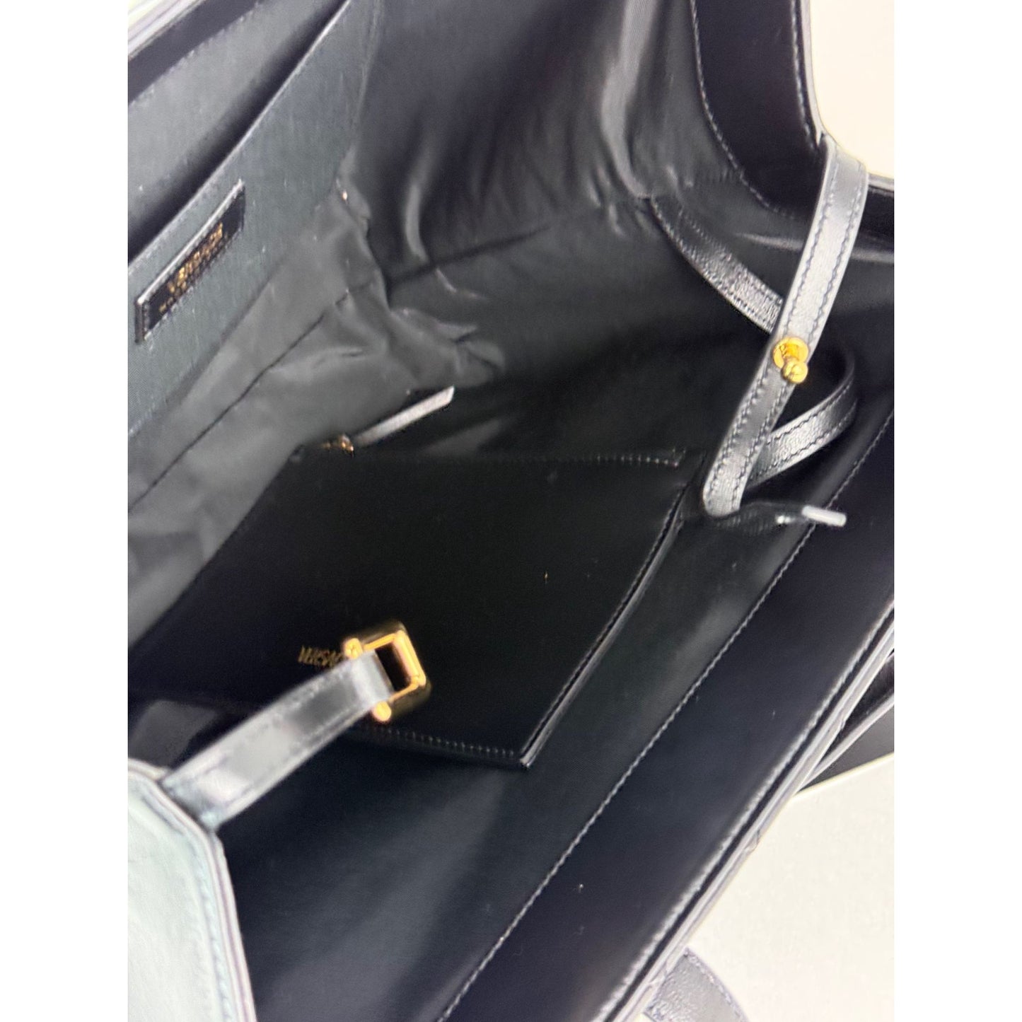 
                  
                    Versace Gianni Nappa Quilted Medusa Black Leather Tote Bag
                  
                