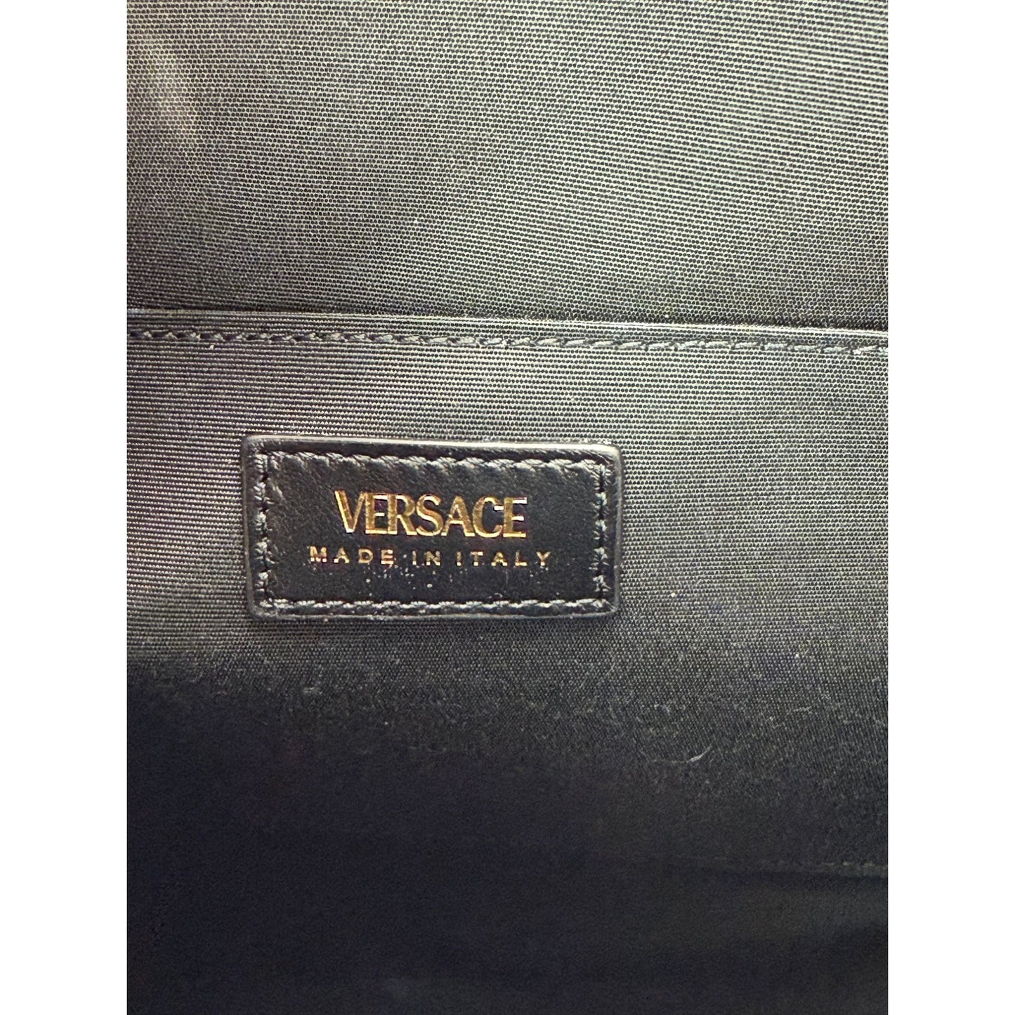 
                  
                    Versace Gianni Nappa Quilted Medusa Black Leather Tote Bag
                  
                