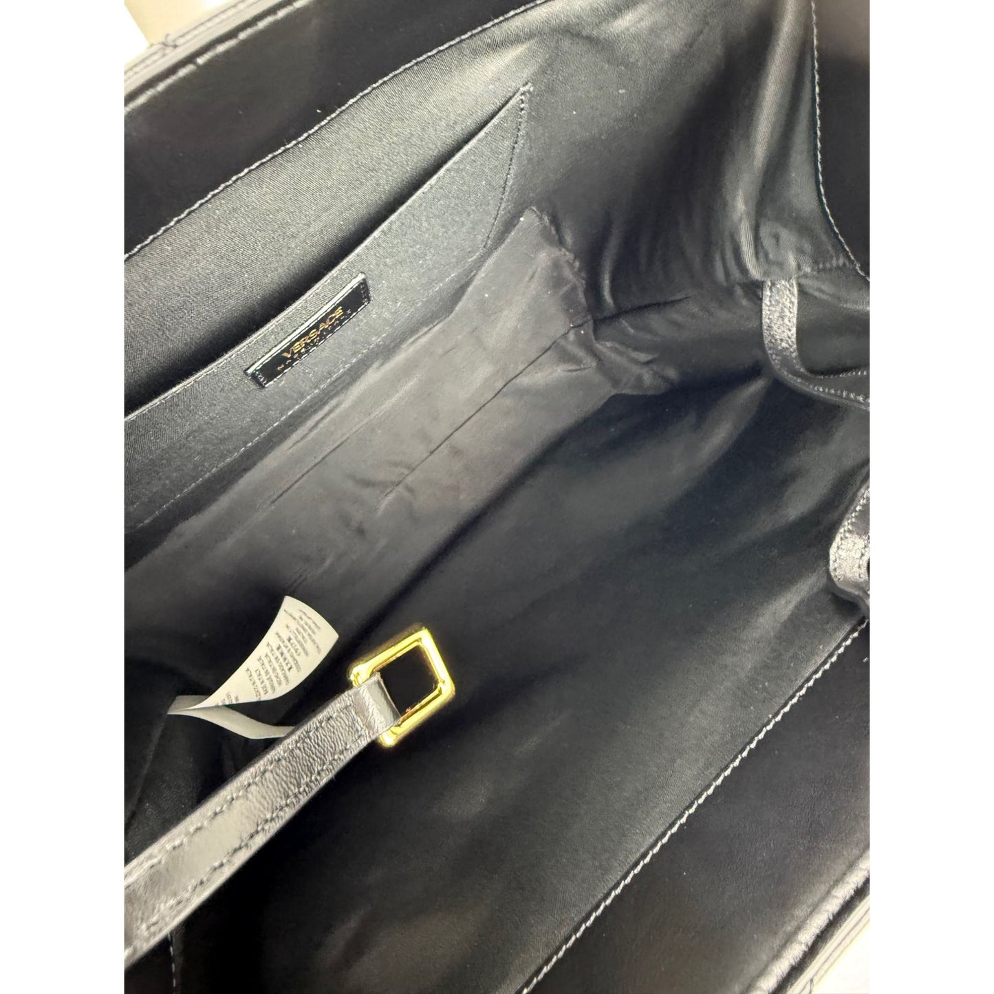 
                  
                    Versace Gianni Nappa Quilted Medusa Black Leather Tote Bag
                  
                