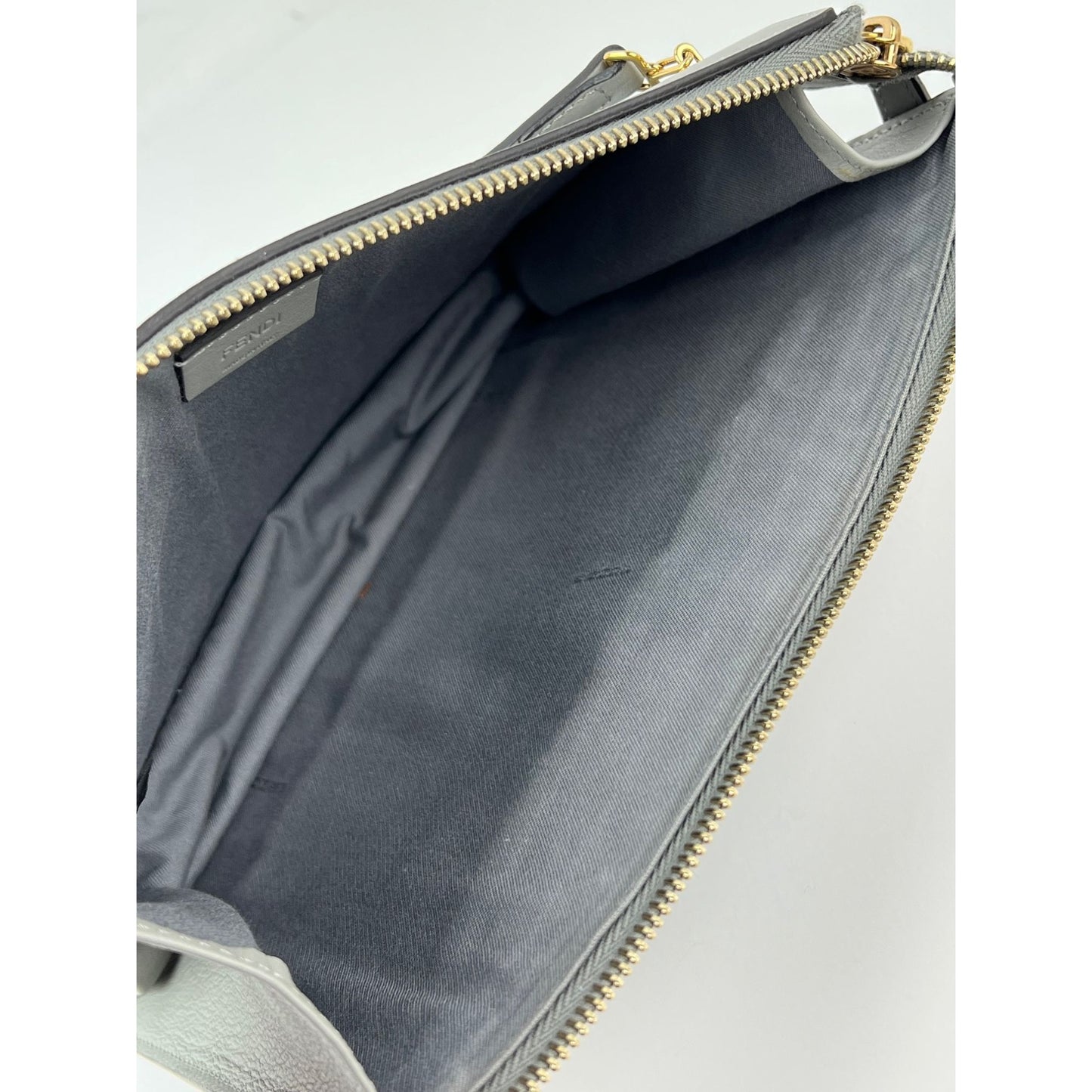 
                  
                    Fendi Rainbow Studs Gray Leather Crossbody Bag
                  
                