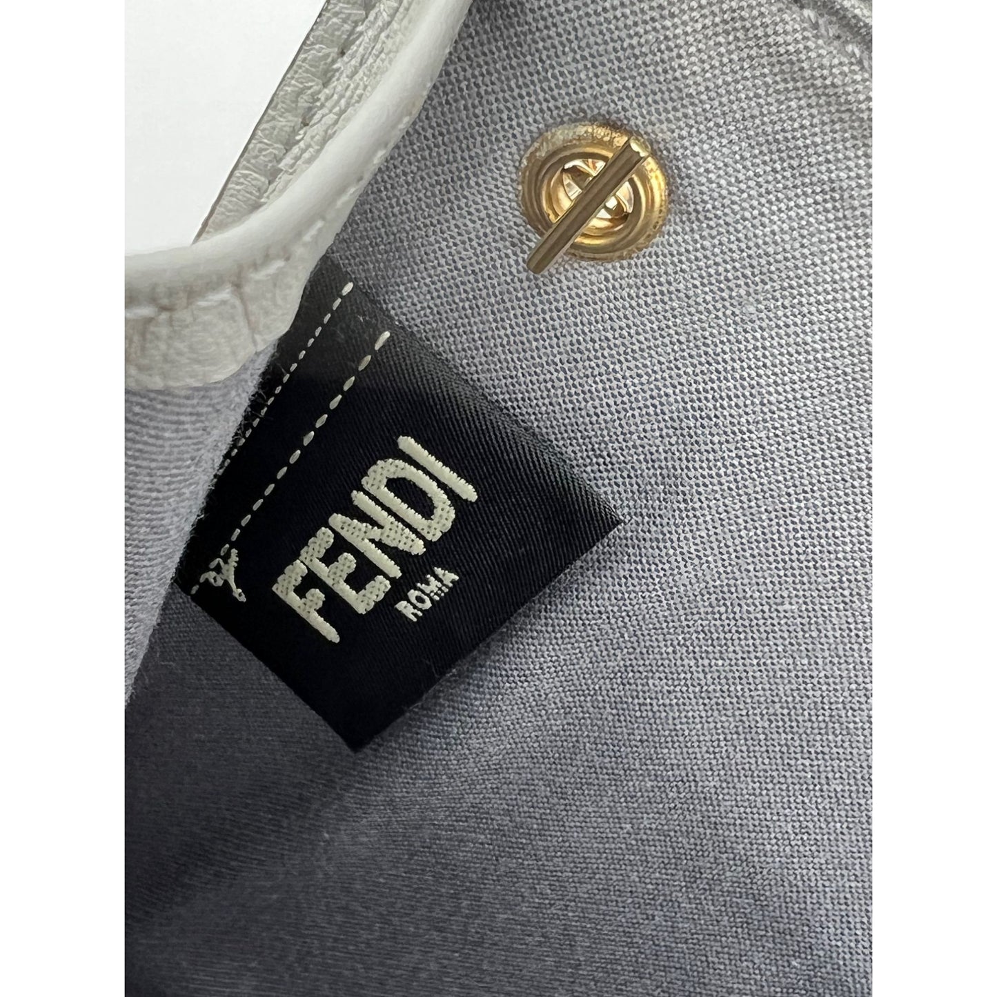 
                  
                    Fendi Rainbow Studs Gray Leather Crossbody Bag
                  
                