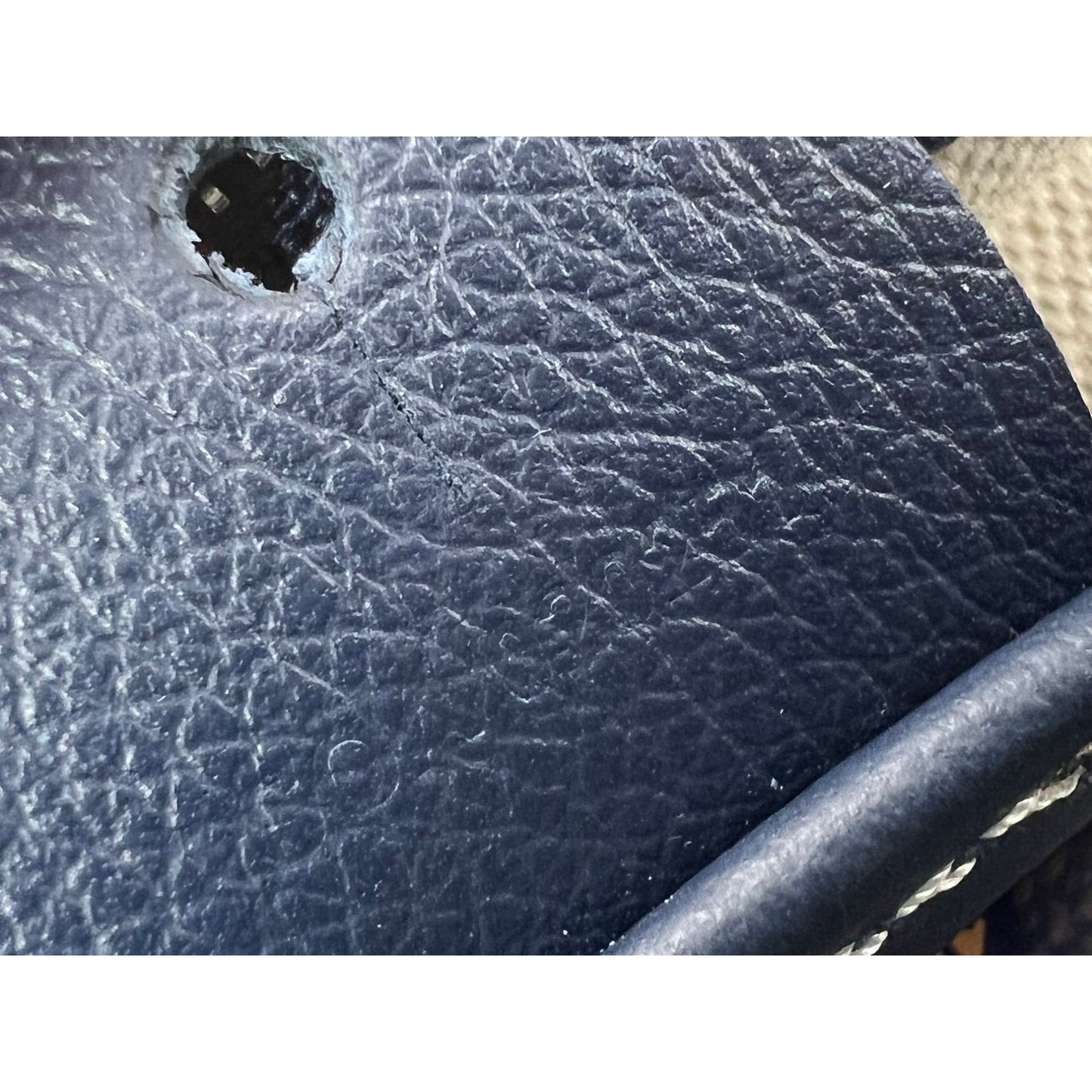 
                  
                    Goyard Goyardine Artois PM Navy Blue Zipper Tote Bag
                  
                
