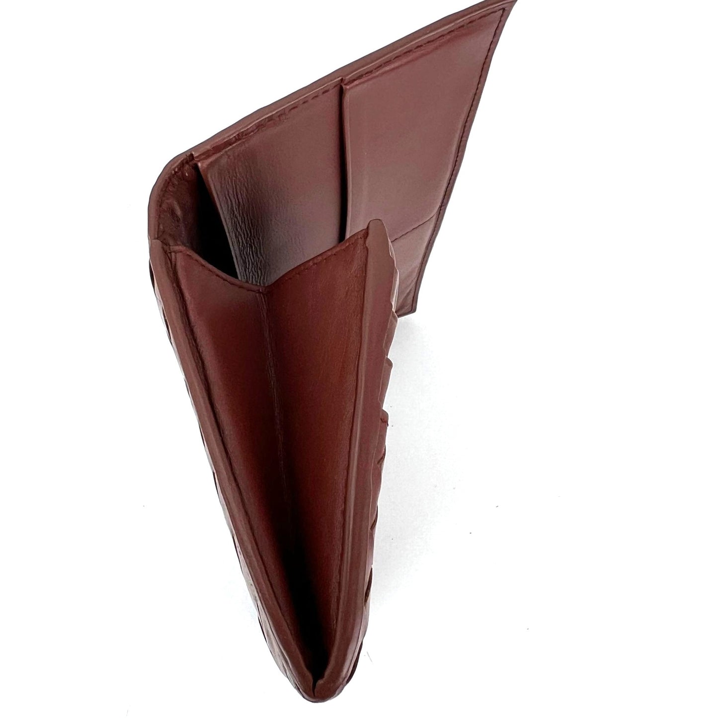 
                  
                    Bottega Veneta Nappa Intrecciato Long Flap Brown Wallet Clutch
                  
                