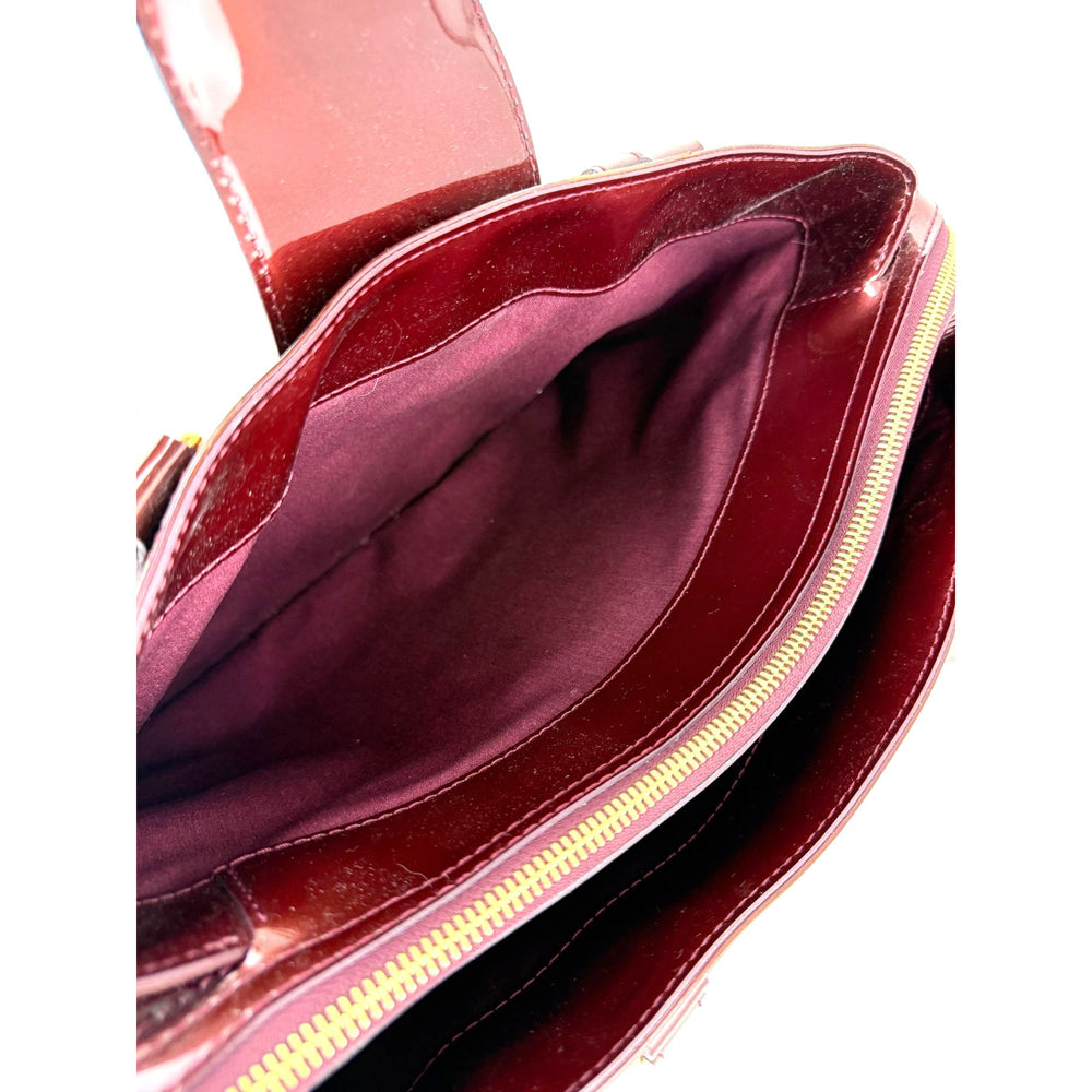 
                  
                    Louis Vuitton Melrose Rouge Fauviste Vernis Patent Leather Monogram Hand Bag
                  
                