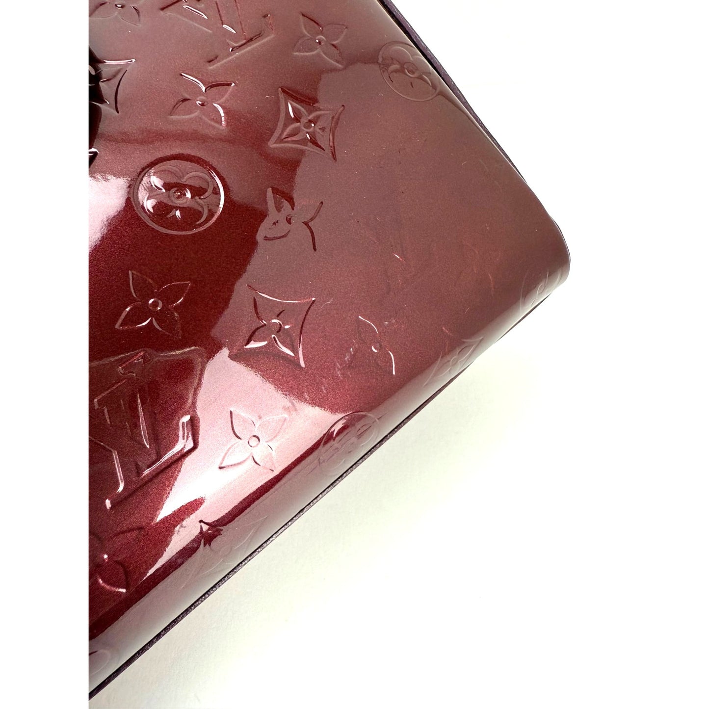 
                  
                    Louis Vuitton Melrose Rouge Fauviste Vernis Patent Leather Monogram Hand Bag
                  
                