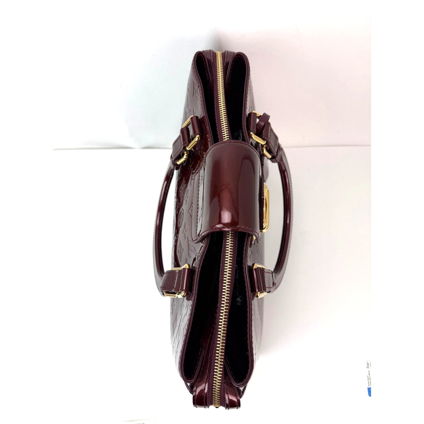 
                  
                    Louis Vuitton Melrose Rouge Fauviste Vernis Patent Leather Monogram Hand Bag
                  
                