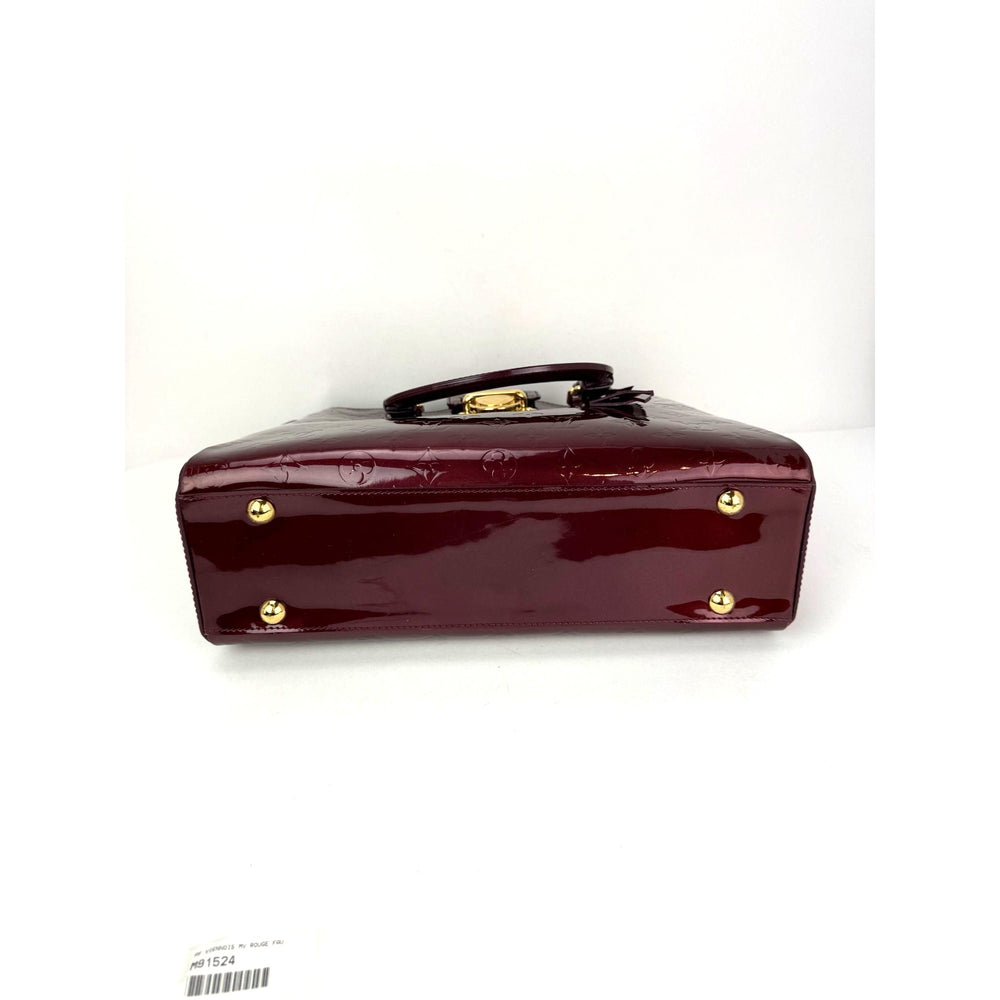 
                  
                    Louis Vuitton Melrose Rouge Fauviste Vernis Patent Leather Monogram Hand Bag
                  
                