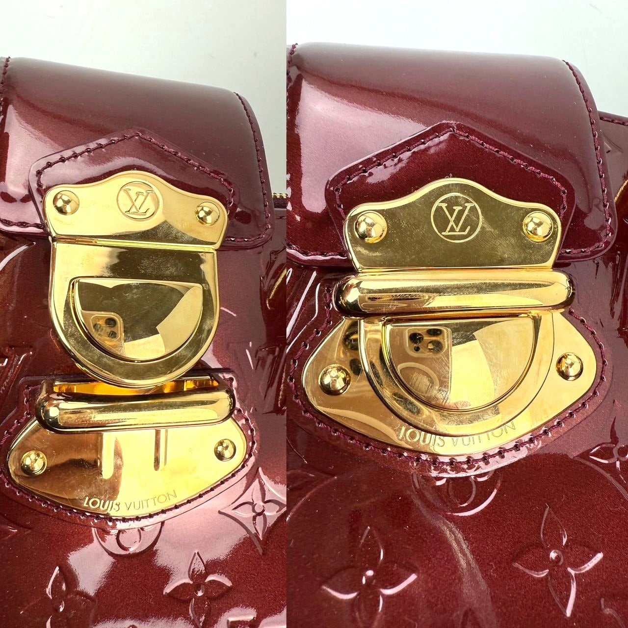 
                  
                    Louis Vuitton Melrose Rouge Fauviste Vernis Patent Leather Monogram Hand Bag
                  
                