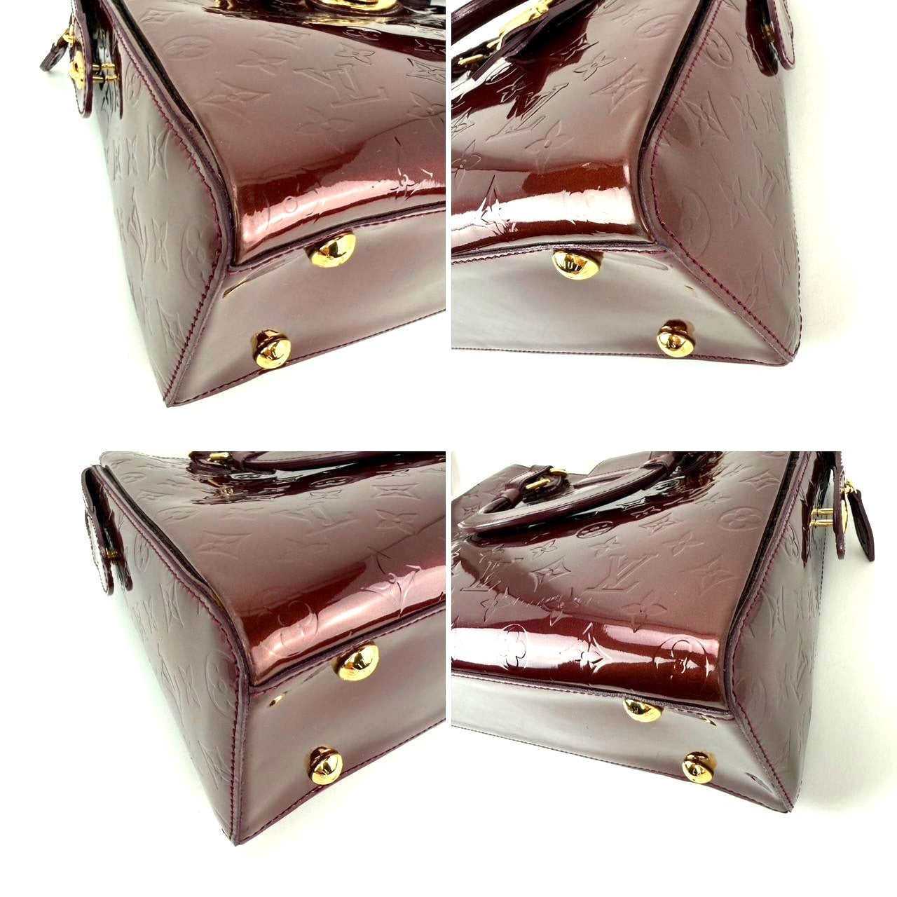 
                  
                    Louis Vuitton Melrose Rouge Fauviste Vernis Patent Leather Monogram Hand Bag
                  
                