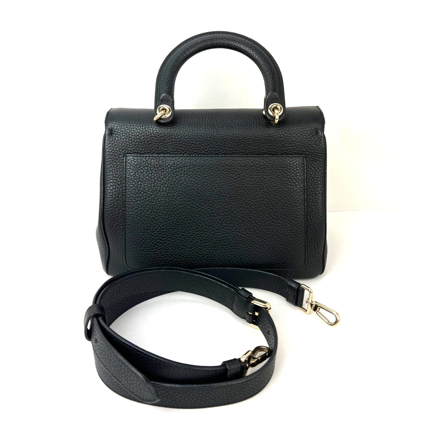 
                  
                    Christian Dior Bullcalf Small Dior Flap Black Leather Crossbody
                  
                