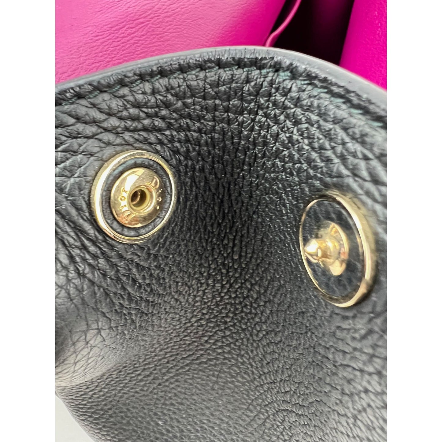 
                  
                    Christian Dior Bullcalf Small Dior Flap Black Leather Crossbody
                  
                