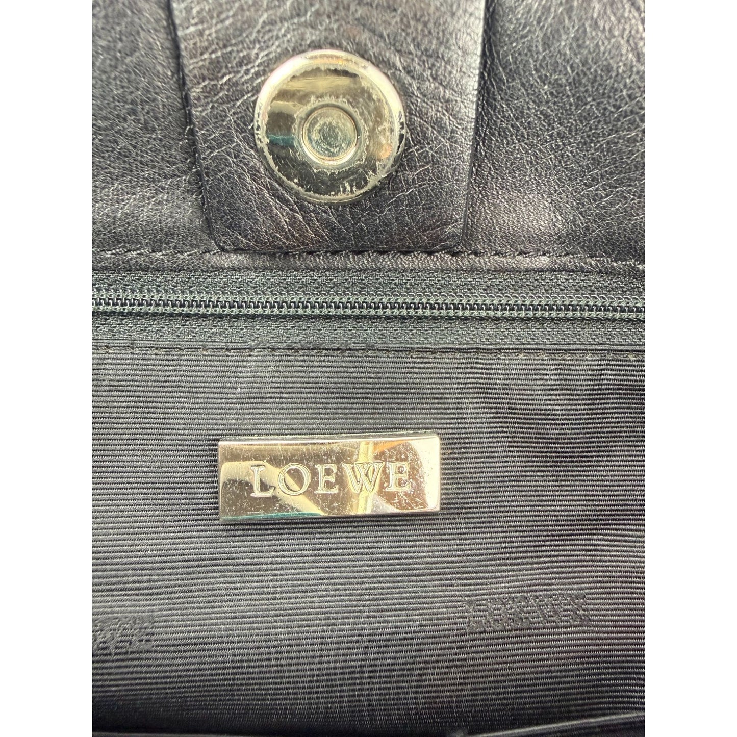 
                  
                    Loewe Amazona Fusta Black Suede Tote Bag
                  
                