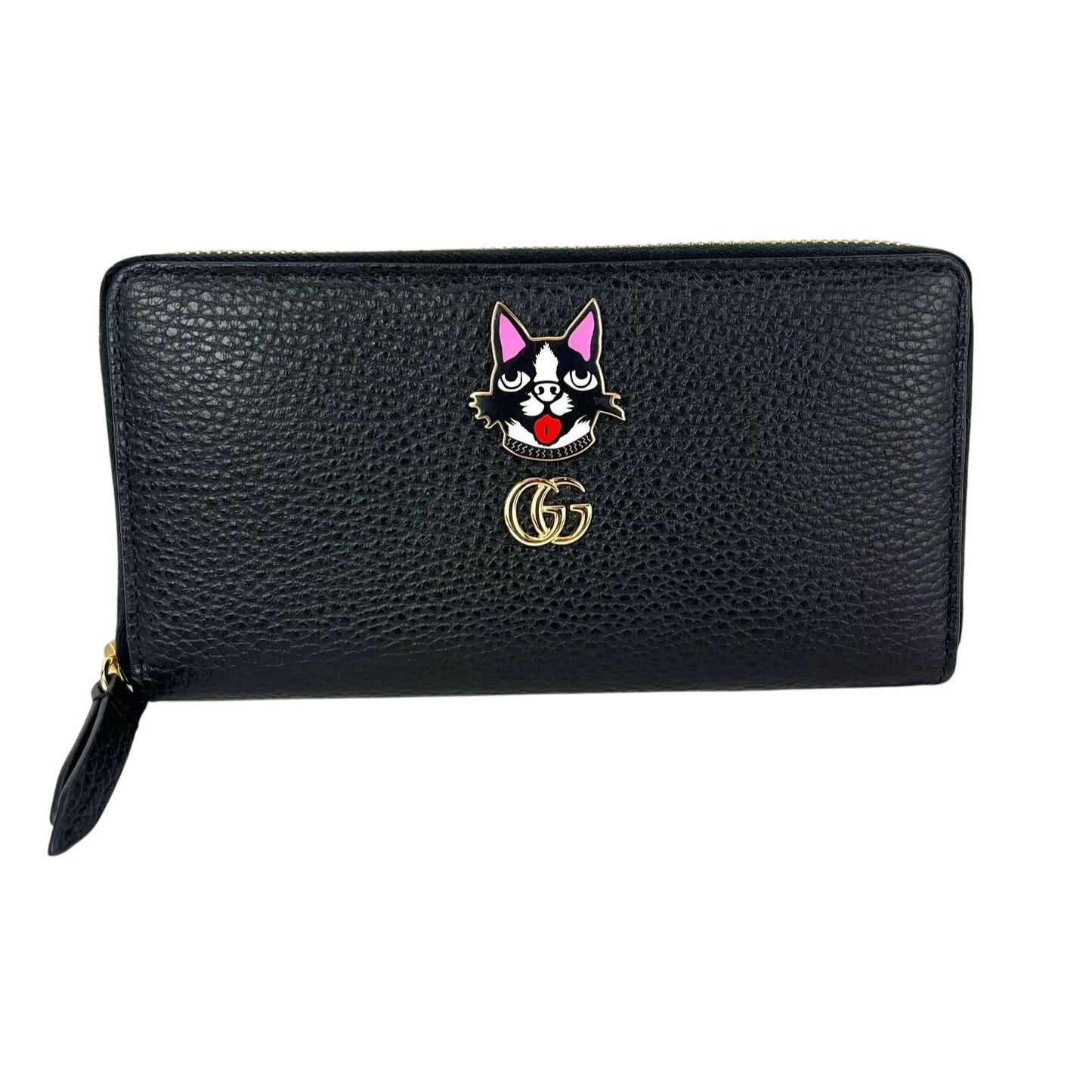 
                  
                    Gucci GG Black Marmont Bosco Continental Zip Around Wallet
                  
                