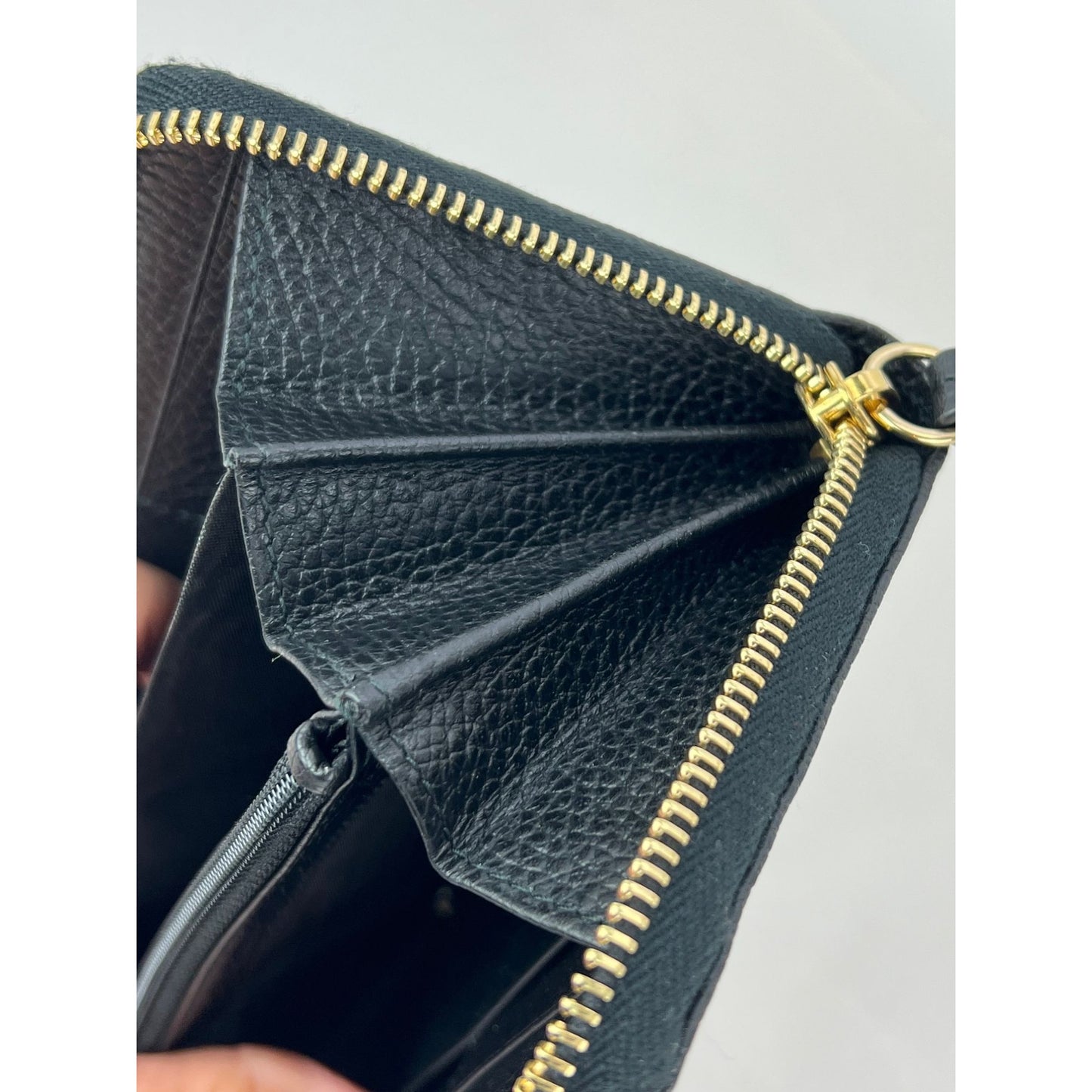 
                  
                    Gucci GG Black Marmont Bosco Continental Zip Around Wallet
                  
                